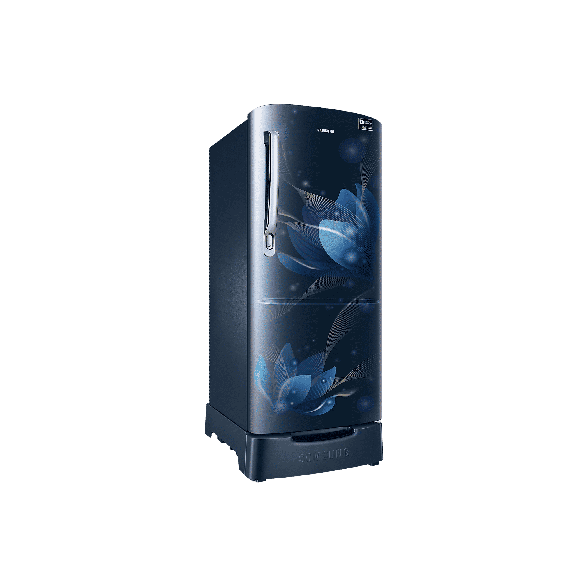 SAMSUNG 183 Litres 3 Star Direct Cool Single Door Refrigerator (RR20C1823U8/HL, Saffron Blue)_4