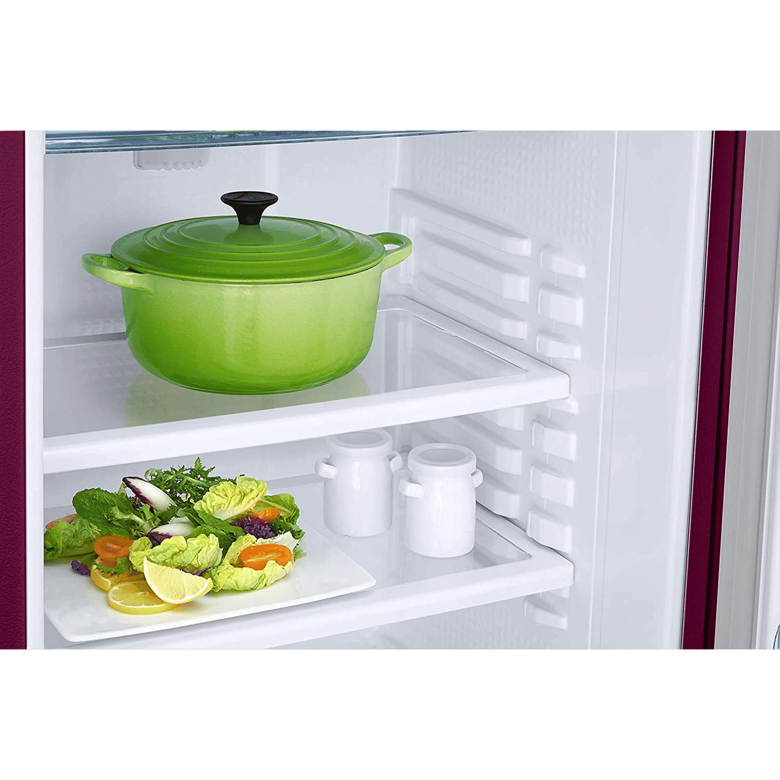 SAMSUNG 189 Litres 4 Star Direct Cool Single Door Refrigerator (RR21C2E24RZ/HL, Midnight Blossom Red)_6