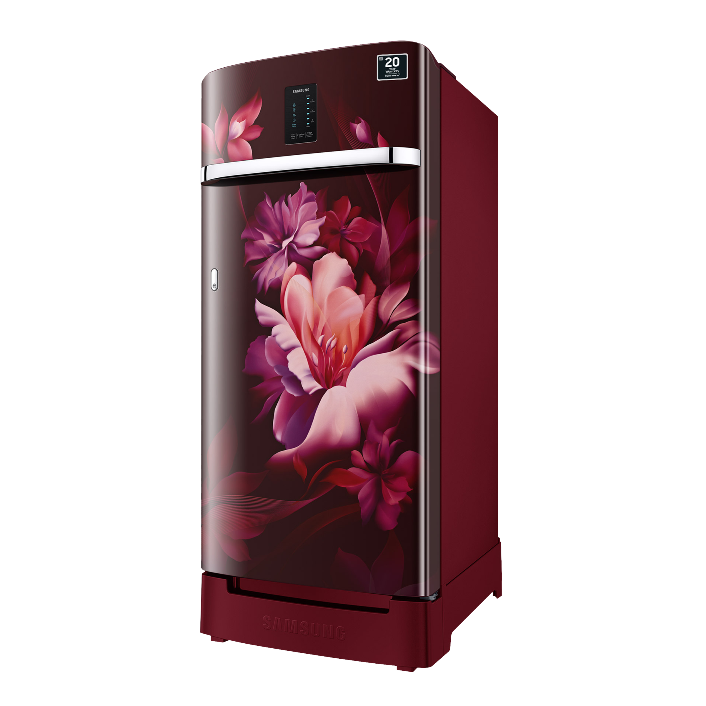 SAMSUNG 189 Litres 4 Star Direct Cool Single Door Refrigerator (RR21C2F24RZ/HL, Midnight Blossom Red)_14