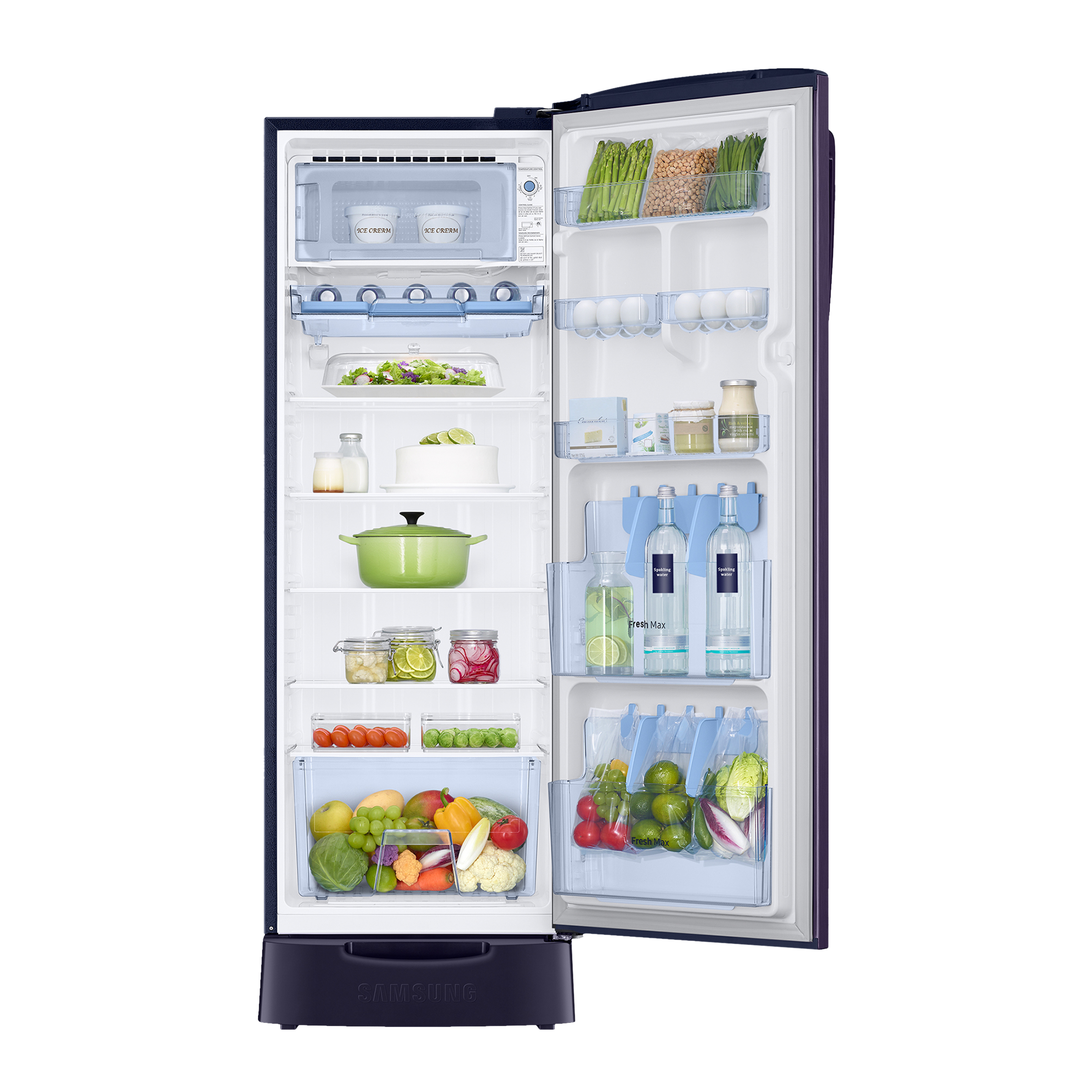 SAMSUNG 246 Litres 3 Star Direct Cool Single Door Refrigerator (RR26C3893UT/HL, Pebble Blue)_3