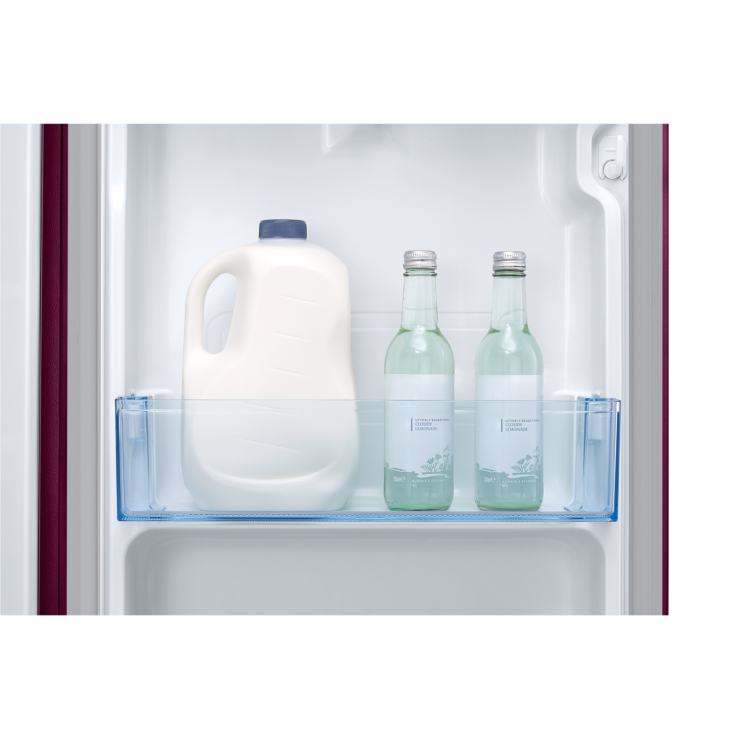 SAMSUNG 183 Litres 3 Star Direct Cool Single Door Refrigerator with Base Drawer (RR20C1823R8/HL, Saffron Red)_11