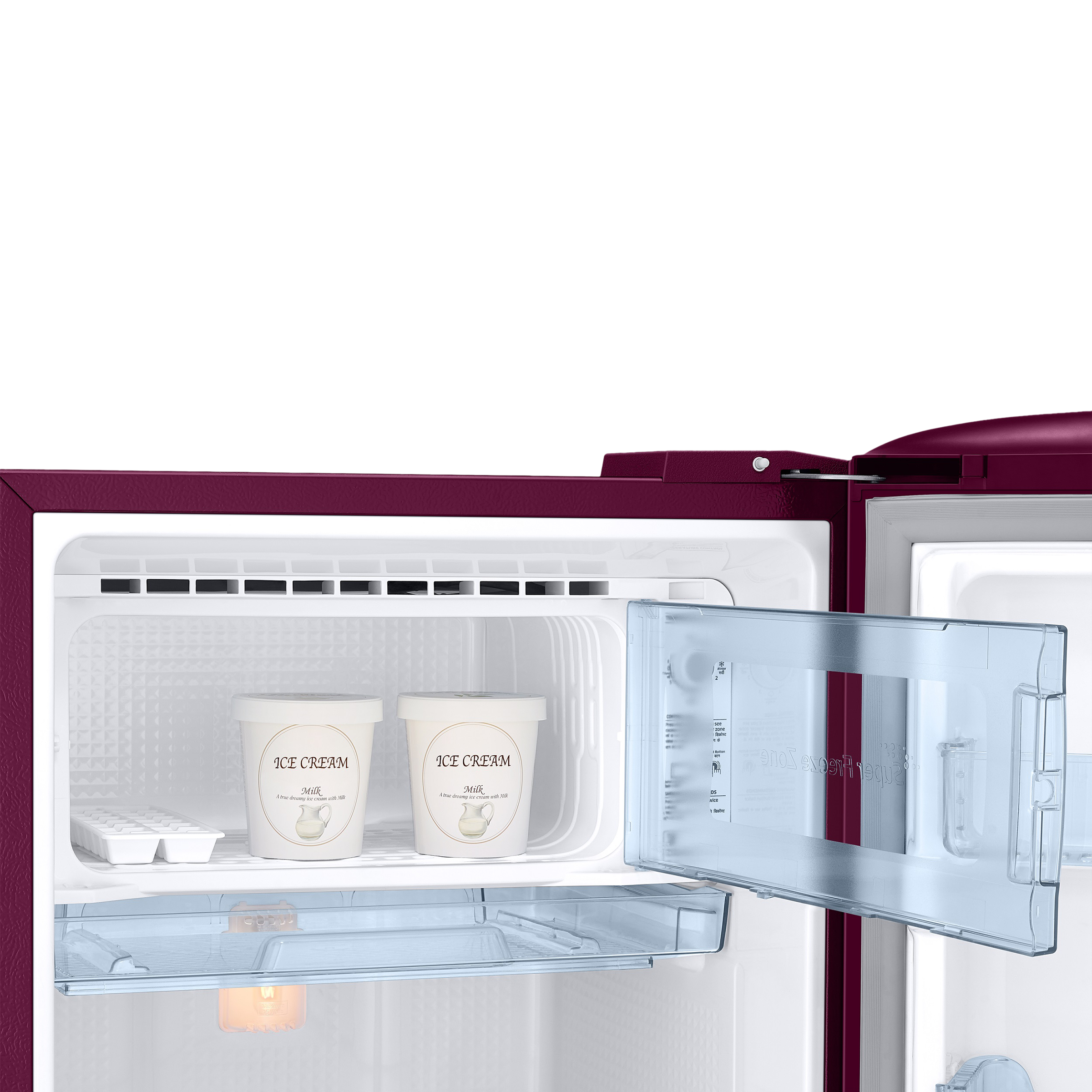 SAMSUNG 183 Litres 3 Star Direct Cool Single Door Refrigerator with Base Drawer (RR20C1823R8/HL, Saffron Red)_7