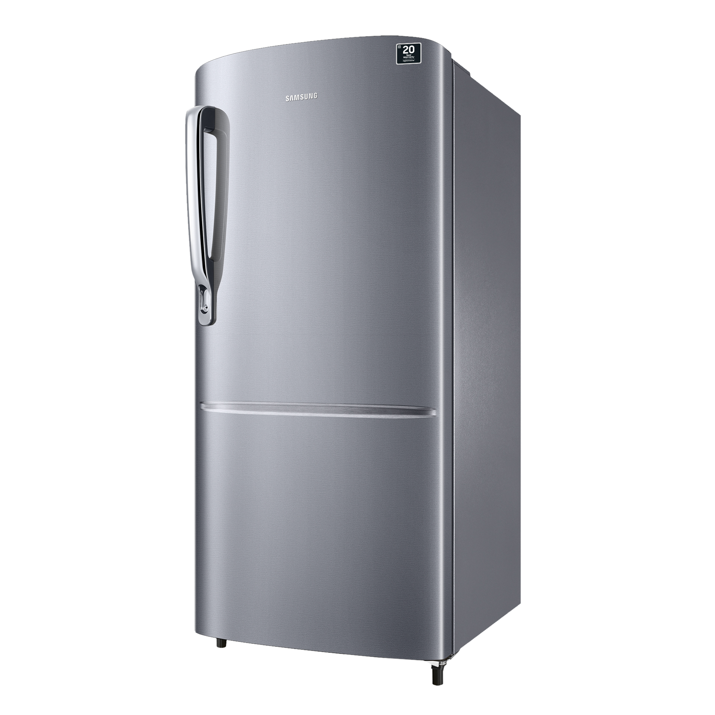 SAMSUNG Stylish Grande 183 Litres3 Star Direct Cool Single Door Refrigerator with Anti Bacterial Gasket (RR20C1723S8/HL, Elegant Inox)_12