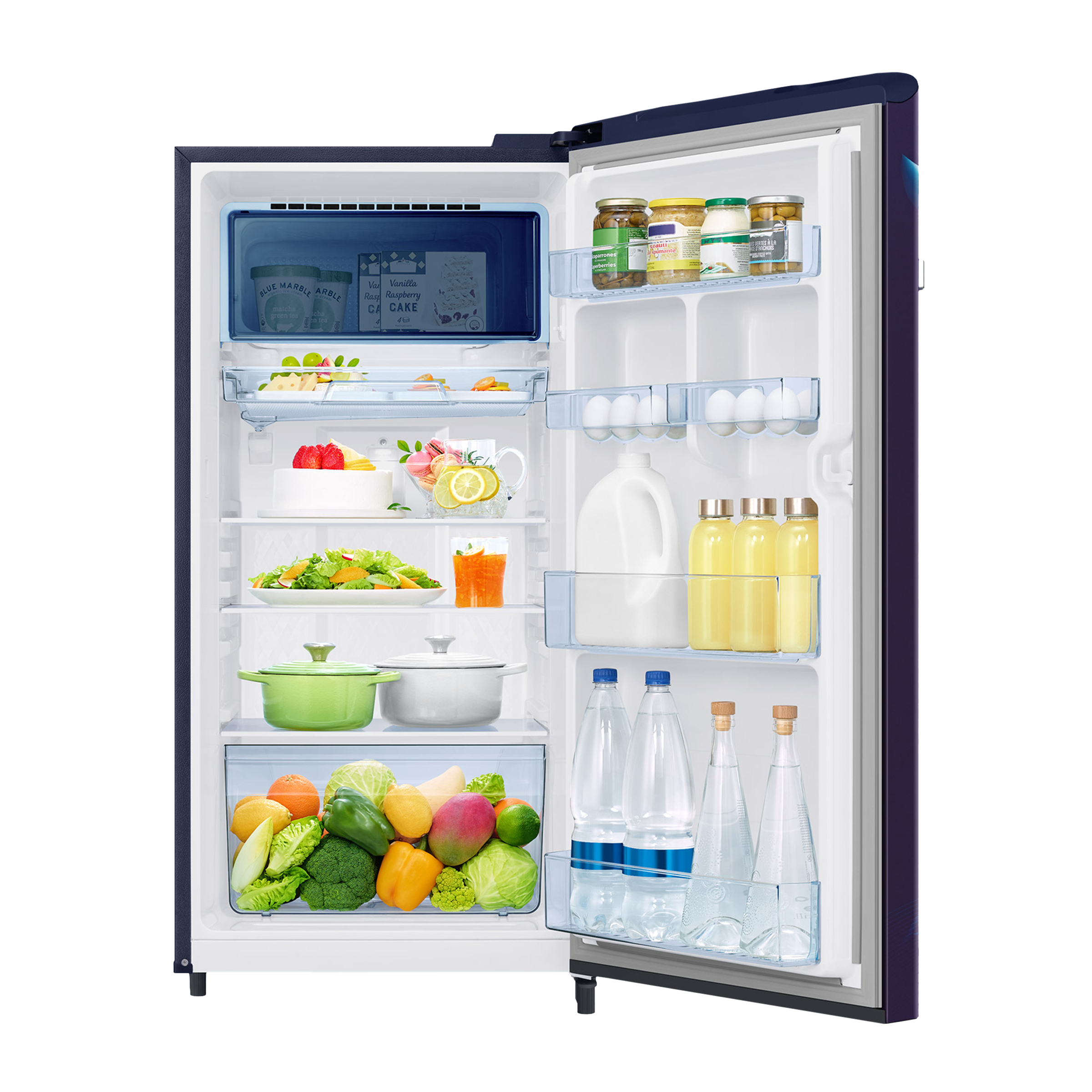 SAMSUNG 189 Litres 4 Star Direct Cool Single Door Refrigerator (RR21C2E24UZ/HL, Midnight Blossom Blue) SAMSUNG 189 Litres 4 Star Direct Cool Single Door Refrigerator (RR21C2E24UZ/HL, Midnight Blossom Blue)_5