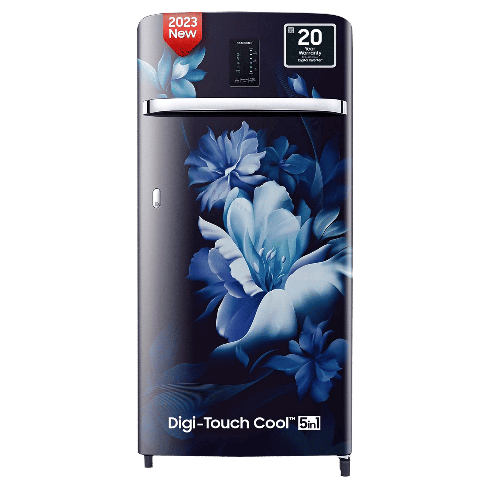 SAMSUNG 189 Litres 4 Star Direct Cool Single Door Refrigerator (RR21C2E24UZ/HL, Midnight Blossom Blue) SAMSUNG 189 Litres 4 Star Direct Cool Single Door Refrigerator (RR21C2E24UZ/HL, Midnight Blossom Blue)_1