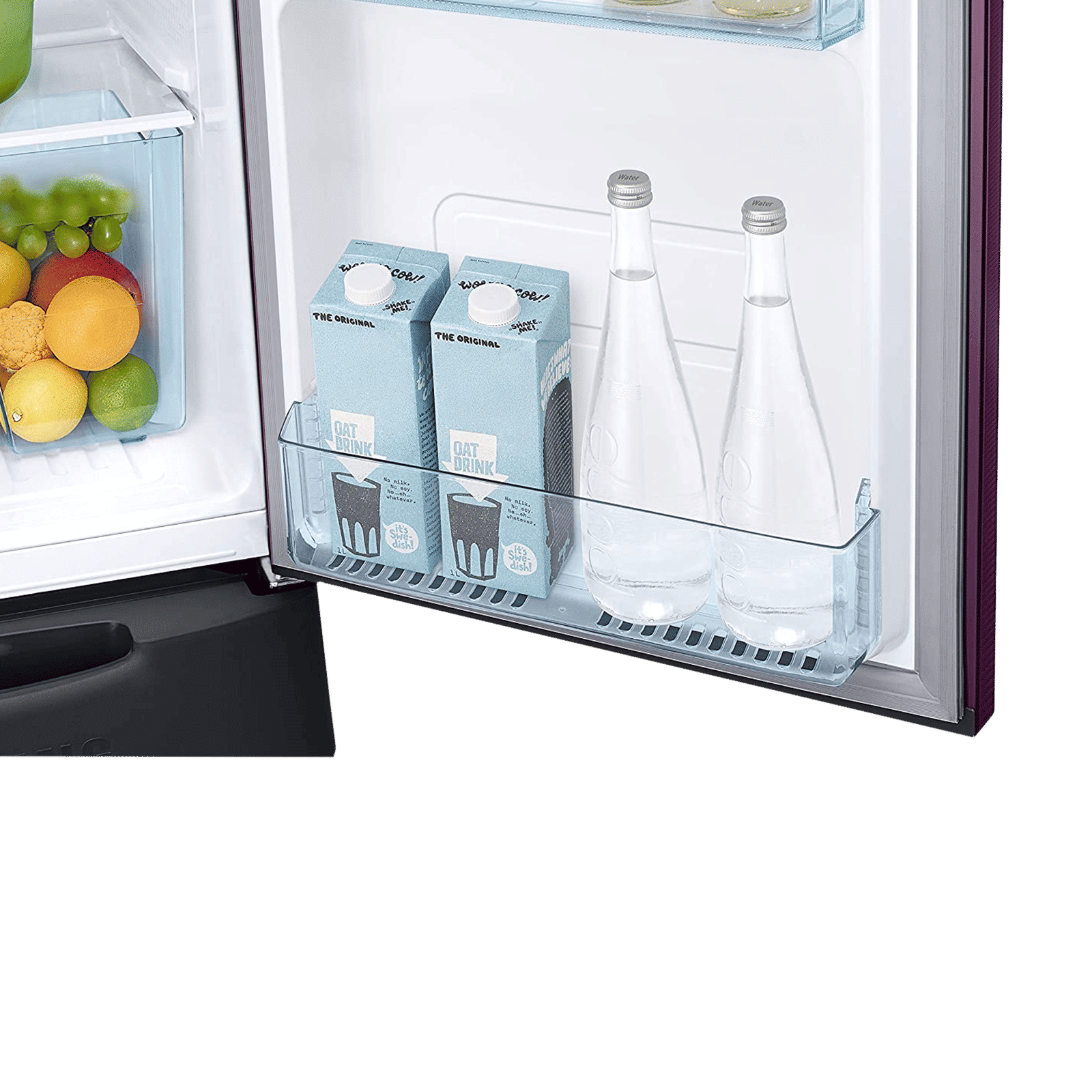 SAMSUNG Stylish Grande 223 Litres3 Star Direct Cool Single Door Refrigerator with Base Stand Drawer (RR24C2Z23CR/NL, Camellia Purple)_10