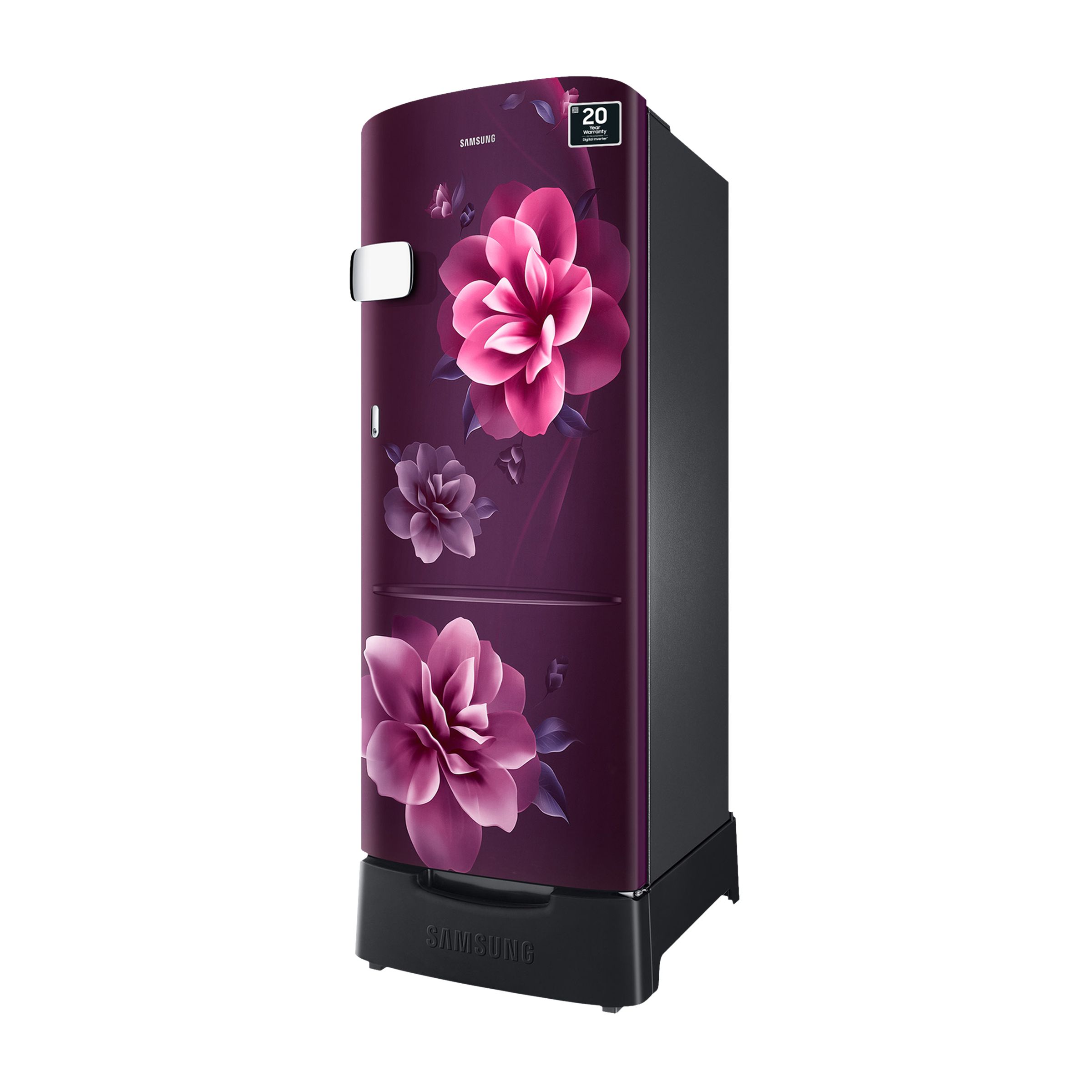 SAMSUNG Stylish Grande 223 Litres3 Star Direct Cool Single Door Refrigerator with Base Stand Drawer (RR24C2Z23CR/NL, Camellia Purple)_13
