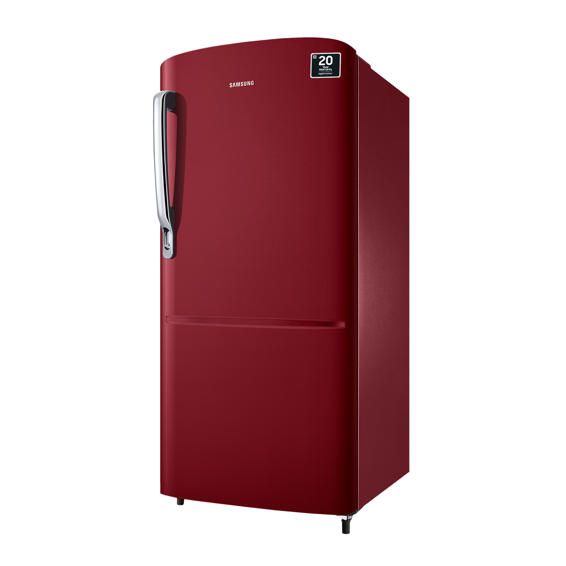SAMSUNG 183 Litres 2 Star Direct Cool Single Door Refrigerator with Toughened Glass Shelves (RR20C2412RH/NL, Scarlet Red) SAMSUNG 183 Litres 2 Star Direct Cool Single Door Refrigerator with Toughened Glass Shelves (RR20C2412RH/NL, Scarlet Red)_7