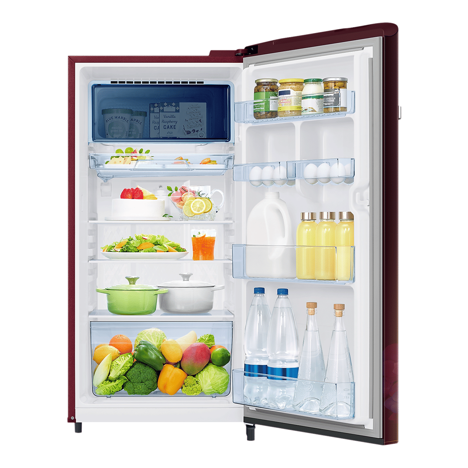 SAMSUNG 189 Litres 5 Star Direct Cool Single Door Refrigerator with Antibacterial Gasket (RR21C2E25HT/HL, Hydrangea Plum)_5