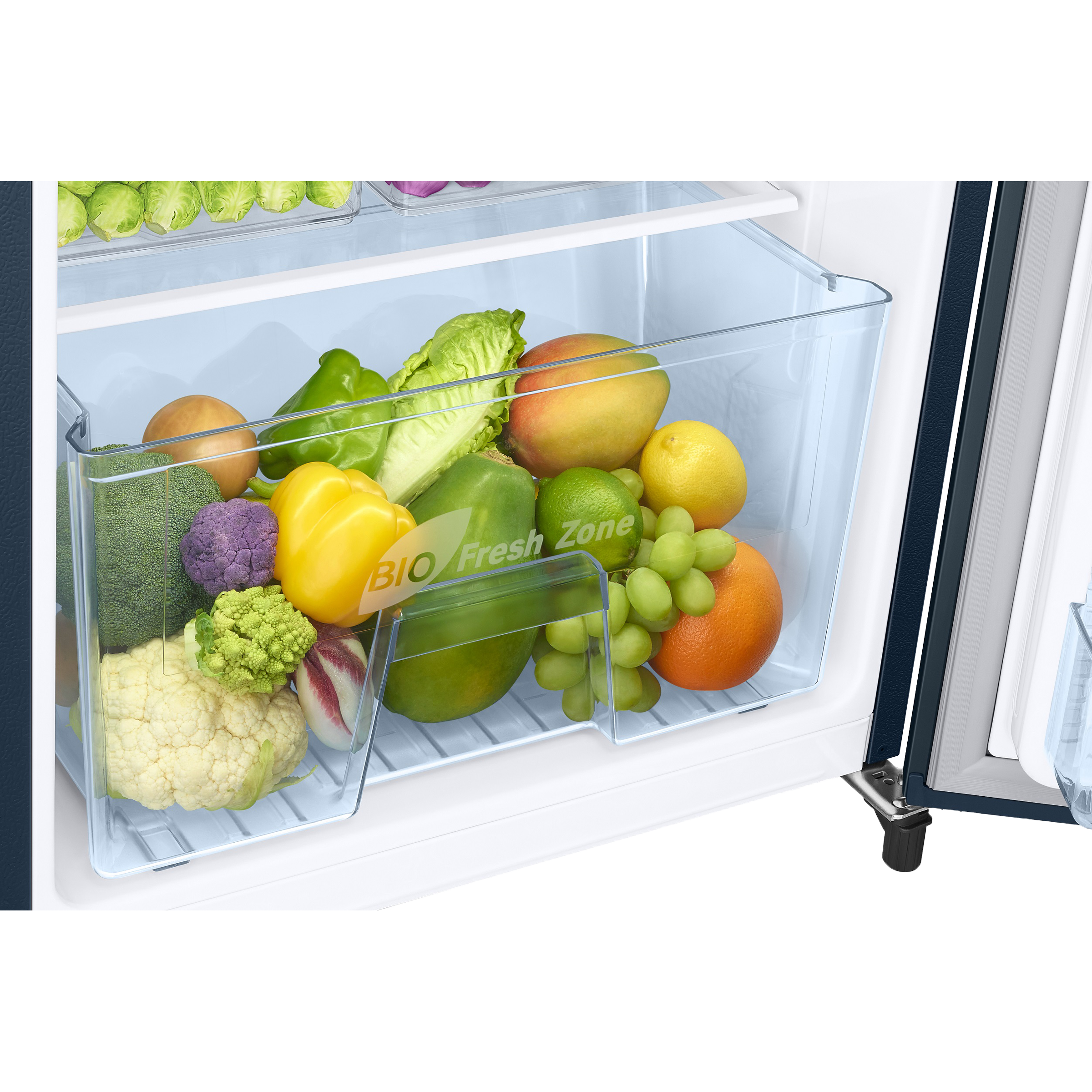 SAMSUNG Stylish Grande 183 Litres 3 Star Direct Cool Single Door Refrigerator with Antibacterial Gasket (RR20C1723U8/HL, Saffron Blue)_8