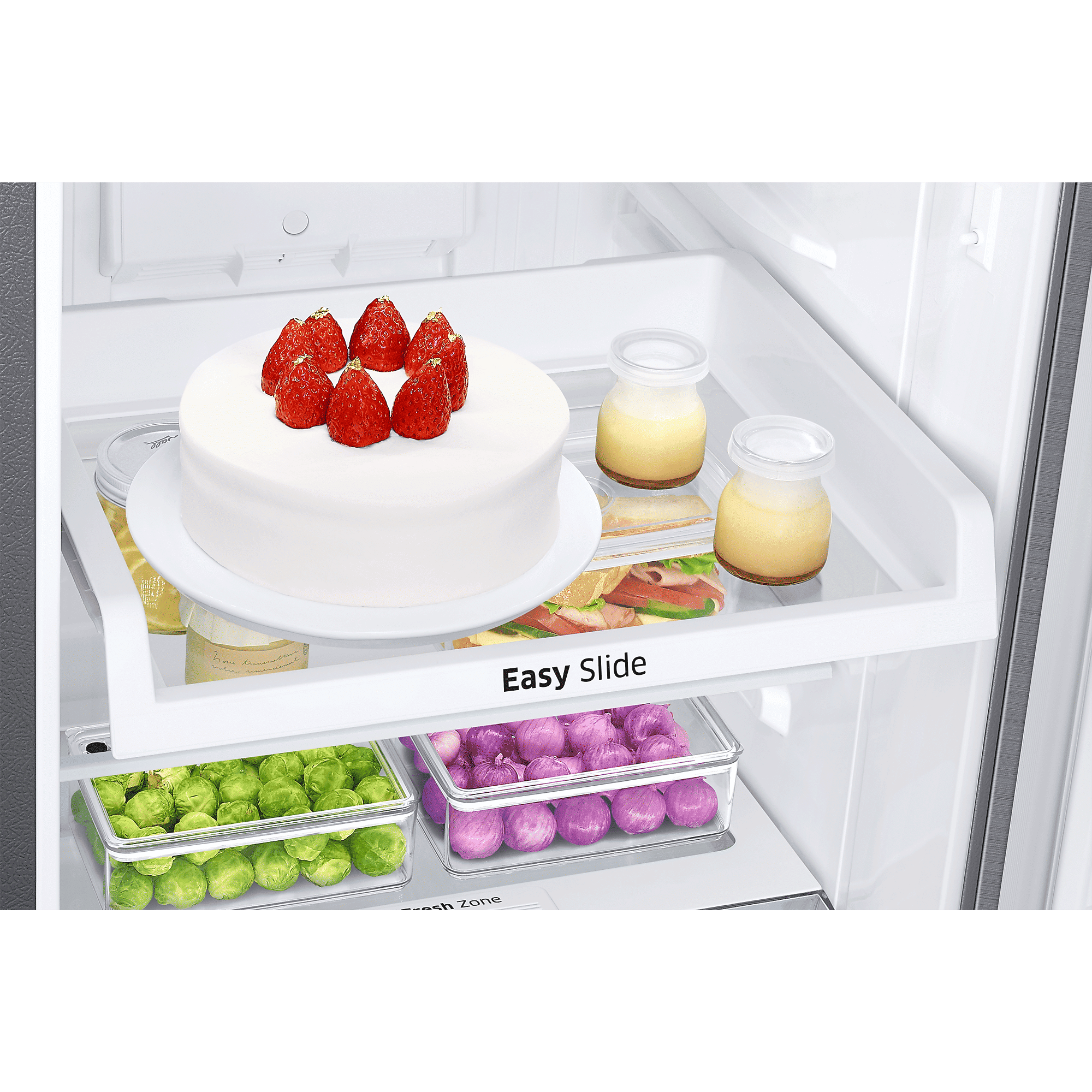 SAMSUNG 236 Litres 2 Star Frost Free Double Door Convertible Refrigerator with Anti Bacterial Gasket (RT28C3922S9/HL, Refined Inox)_8