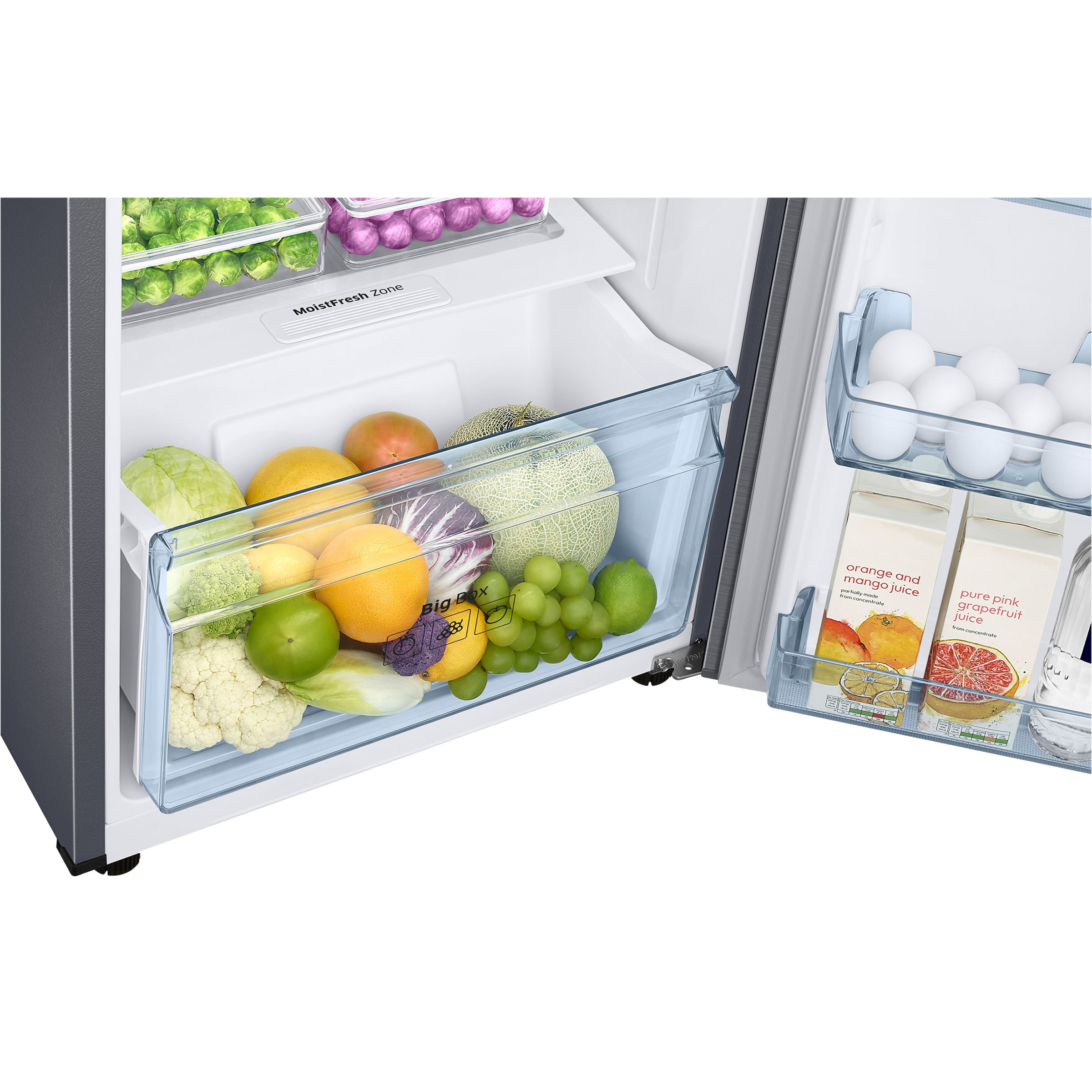 SAMSUNG 236 Litres 2 Star Frost Free Double Door Convertible Refrigerator with Anti Bacterial Gasket (RT28C3922S9/HL, Refined Inox)_10