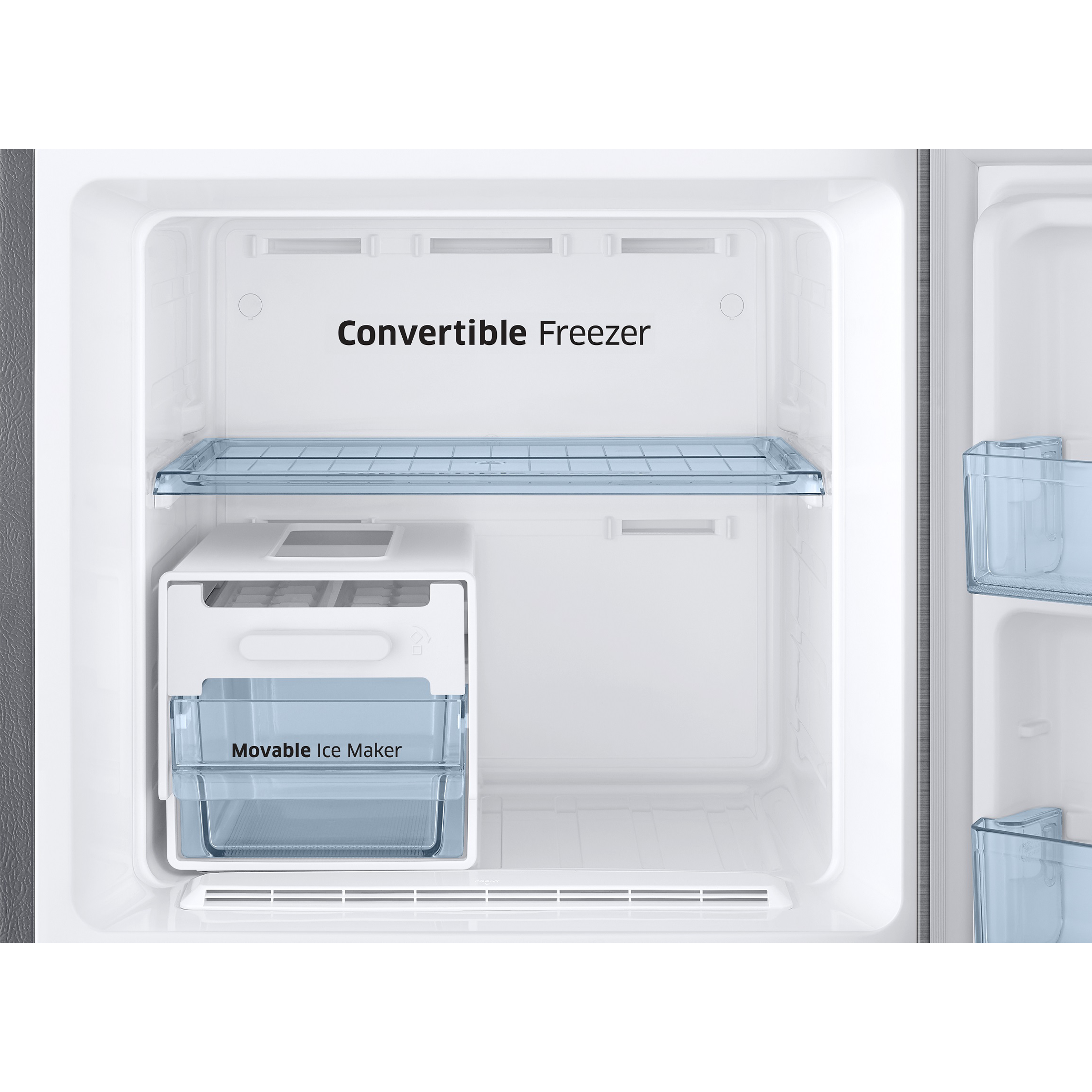 SAMSUNG 236 Litres 2 Star Frost Free Double Door Convertible Refrigerator with Anti Bacterial Gasket (RT28C3922S9/HL, Refined Inox)_6