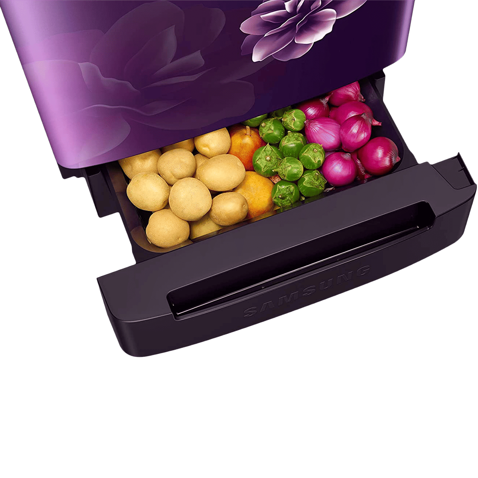SAMSUNG 189 Litres 5 Star Direct Cool Single Door Refrigerator with Antibacterial Gasket (RR21C2H25CR/HL, Camellia Purple)_11