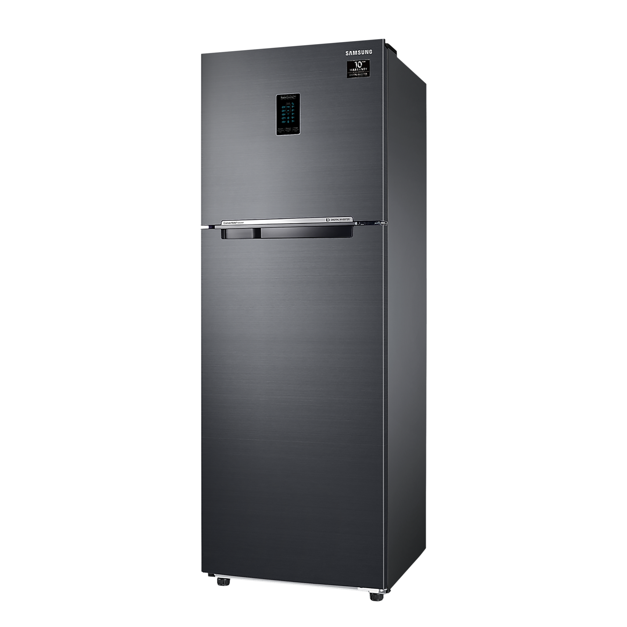 SAMSUNG 322 Litres 2 Star Frost Free Double Door Refrigerator (RT37C4512BX/HL, Luxe Black)_4