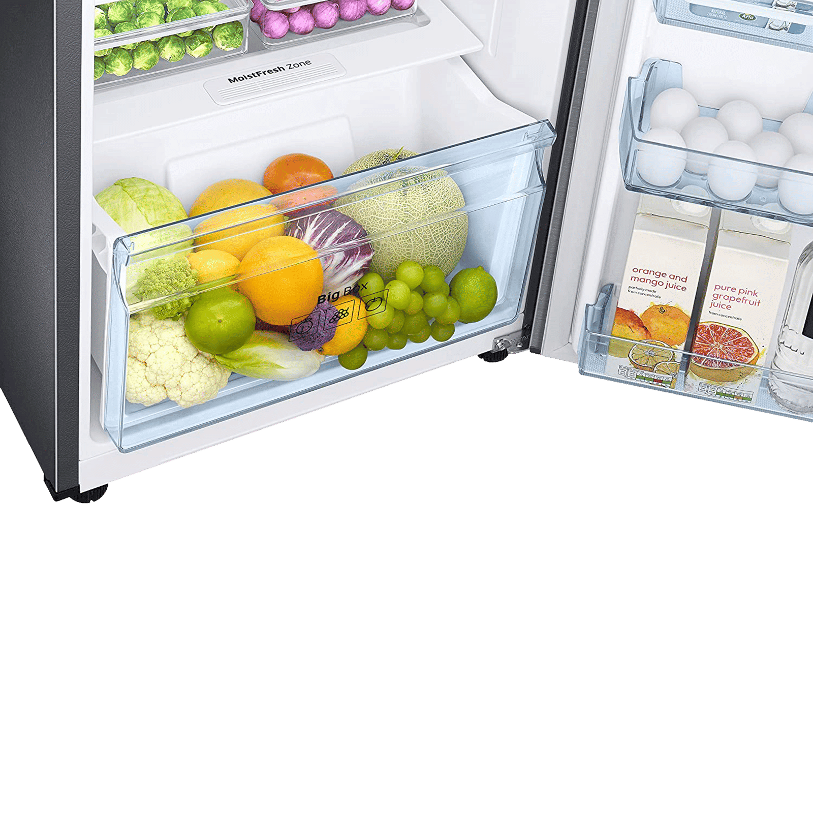 SAMSUNG 256 Litres 2 Star Frost Free Double Door Refrigerator with Convertible 3-in-1 Mode (RT30C3742S9/HL, Refined Inox)_9