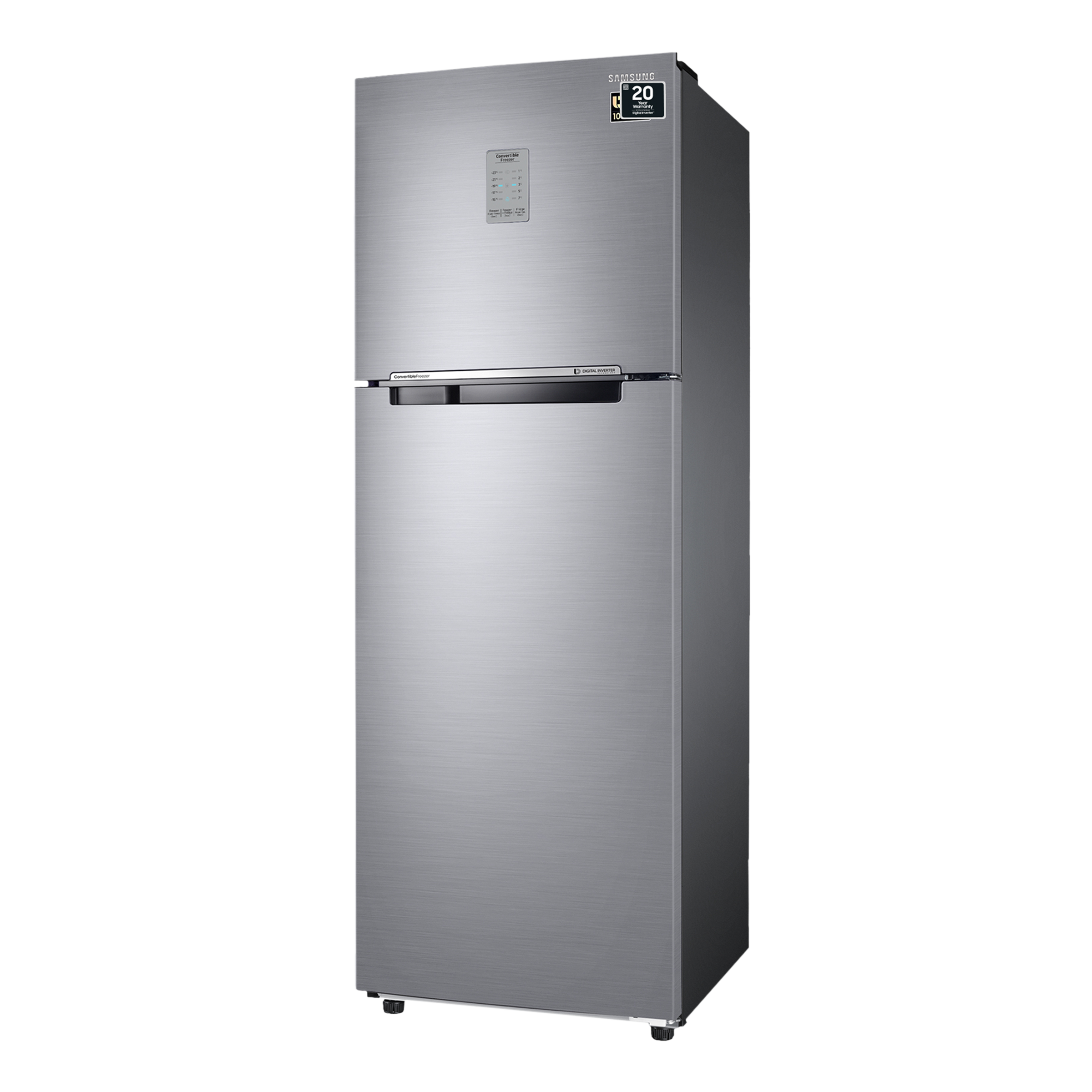 SAMSUNG 256 Litres 2 Star Frost Free Double Door Refrigerator with Convertible 3-in-1 Mode (RT30C3742S9/HL, Refined Inox)_4