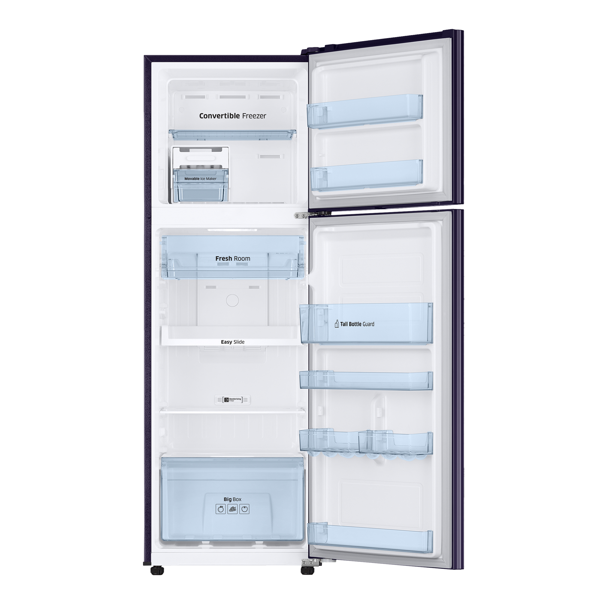SAMSUNG 256 Litres 2 Star Frost Free Double Door Refrigerator with Convertible 3-in-1 Mode (RT30C3742S9/HL, Refined Inox)_6