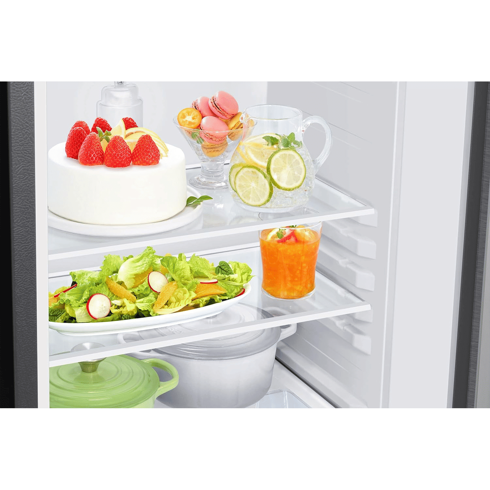 SAMSUNG 215 Litres 4 Star Direct Cool Single Door Refrigerator with Antibacterial Gasket (RR23C2F24S8/HL, Elegant Inox)_5