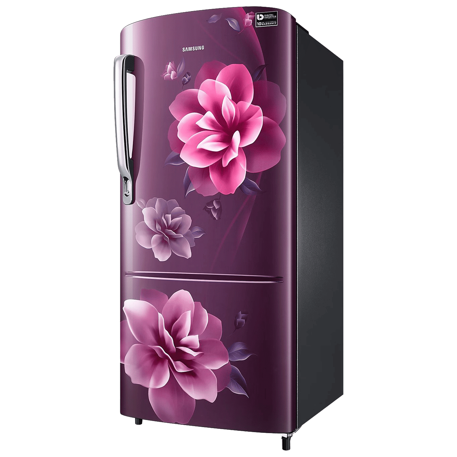 SAMSUNG Stylish Grande 183 Litres4 Star Direct Cool Single Door Refrigerator with Anti Bacterial Gasket (RR20C1724CR/HL, Camellia Purple)_4
