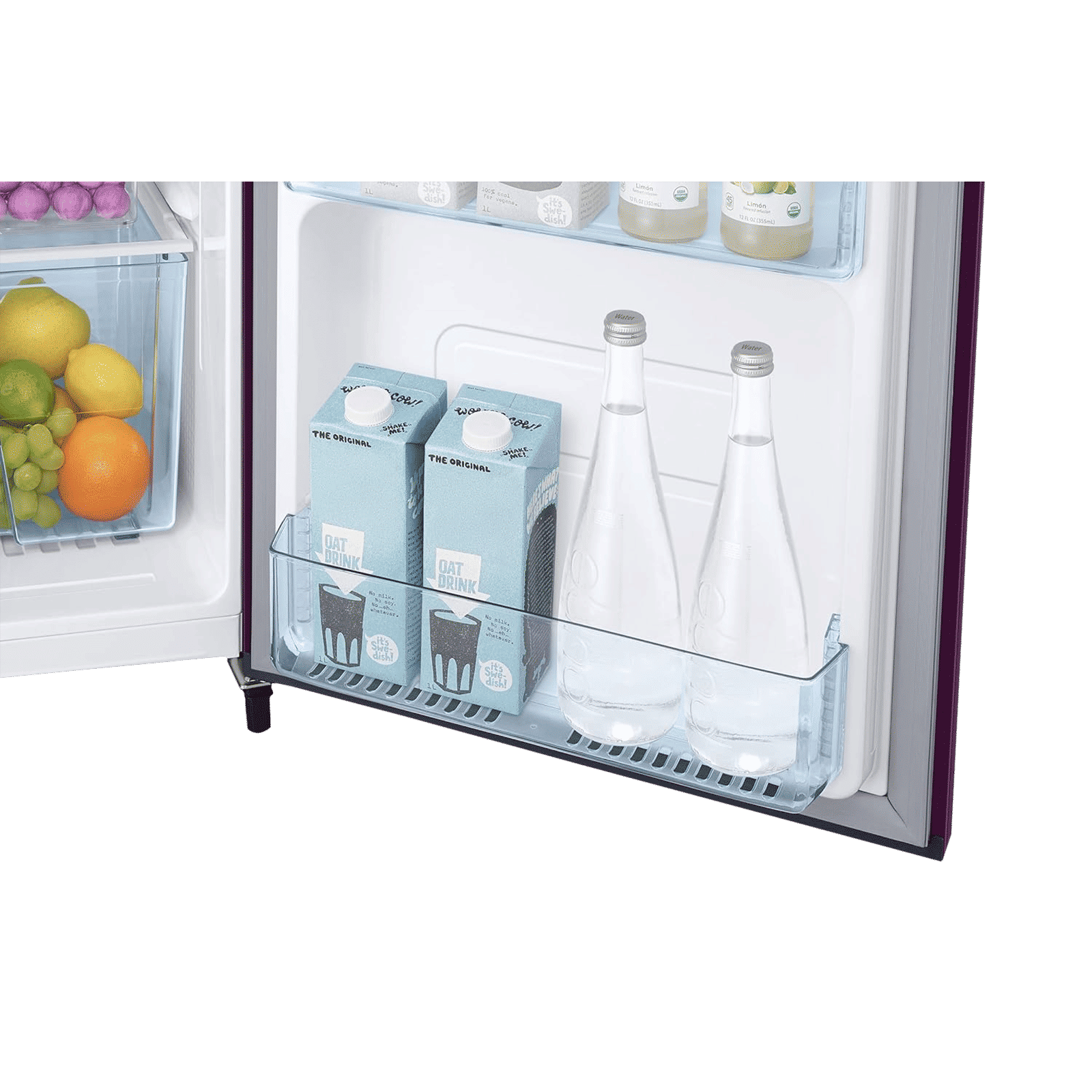 SAMSUNG Stylish Grande 183 Litres4 Star Direct Cool Single Door Refrigerator with Anti Bacterial Gasket (RR20C1724CR/HL, Camellia Purple)_10