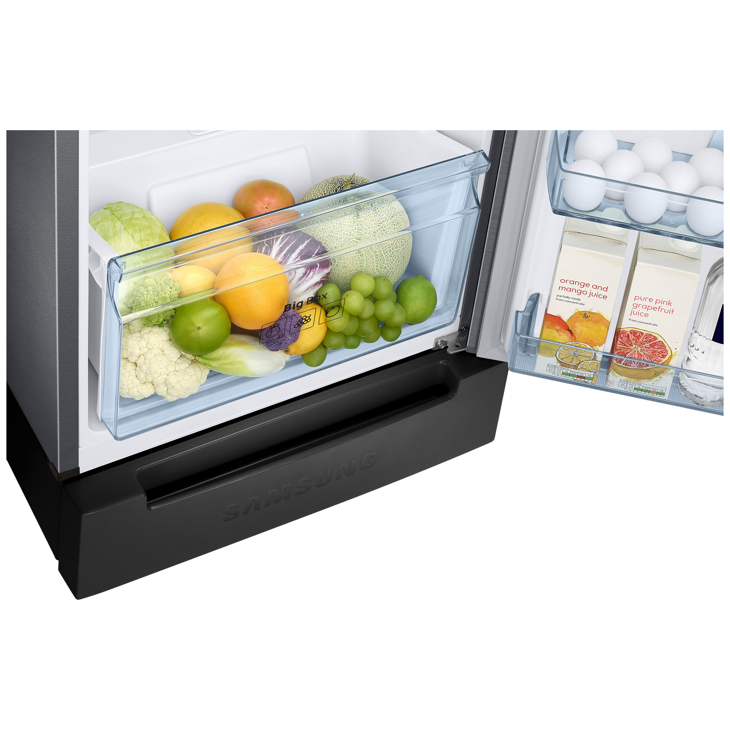 SAMSUNG 236 Litres 2 Star Frost Free Double Door Refrigerator with Distributed Cooling (RT28C3122S8/HL, Elegant Inox)_8