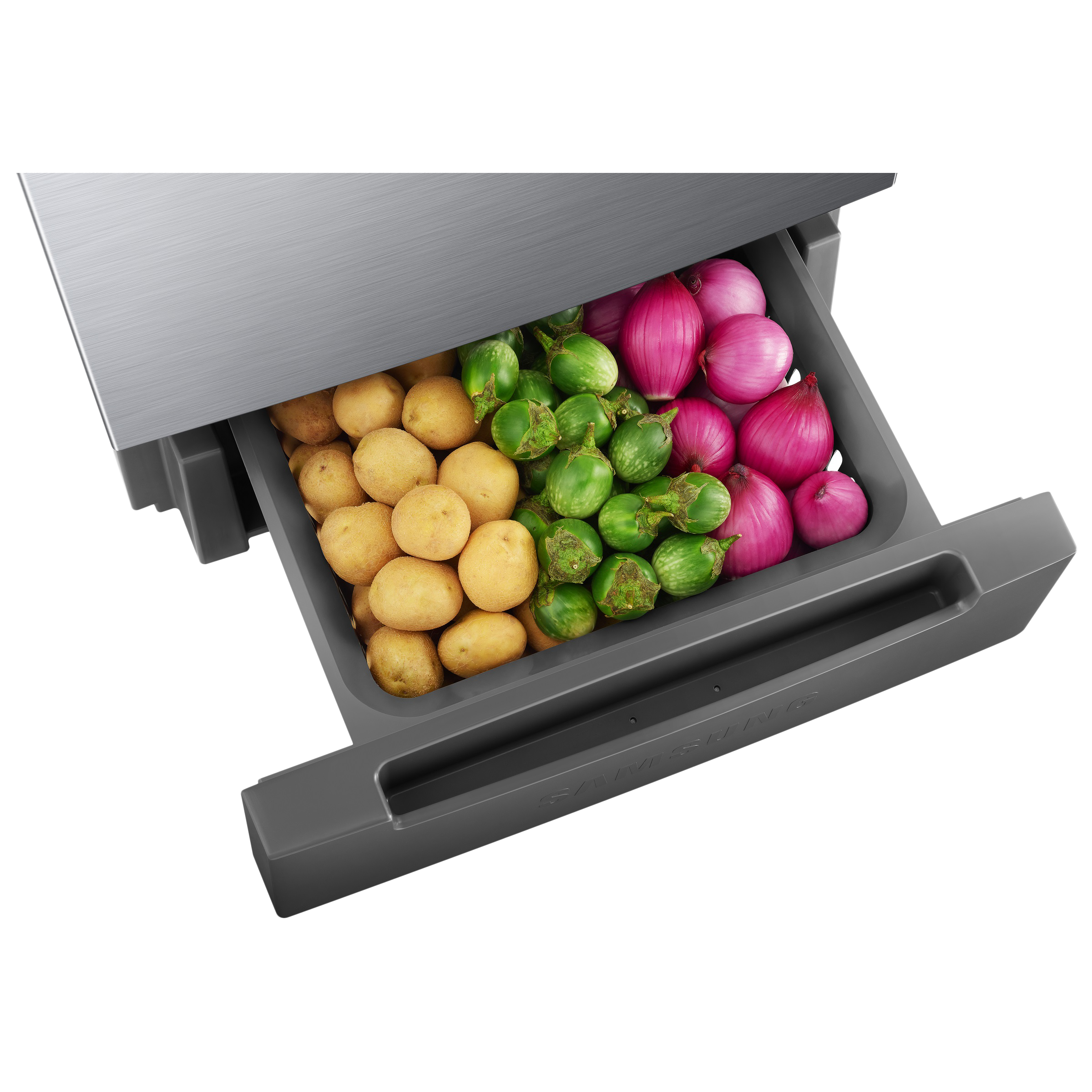 SAMSUNG 236 Litres 2 Star Frost Free Double Door Refrigerator with Distributed Cooling (RT28C3122S8/HL, Elegant Inox)_9