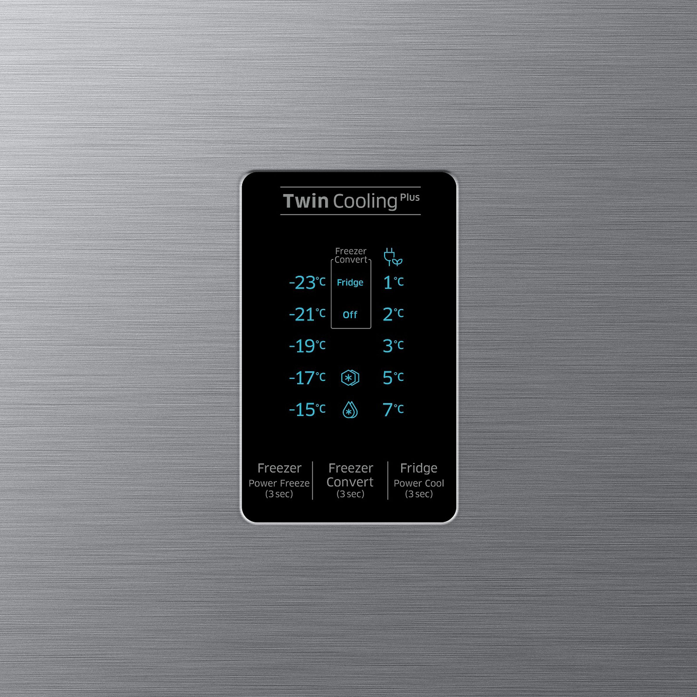 SAMSUNG 363 Litres 2 Star Frost Free Double Door Convertible Refrigerator with Stabilizer Free Operation (RT39C5532S8/HL, Elegant Inox)_16