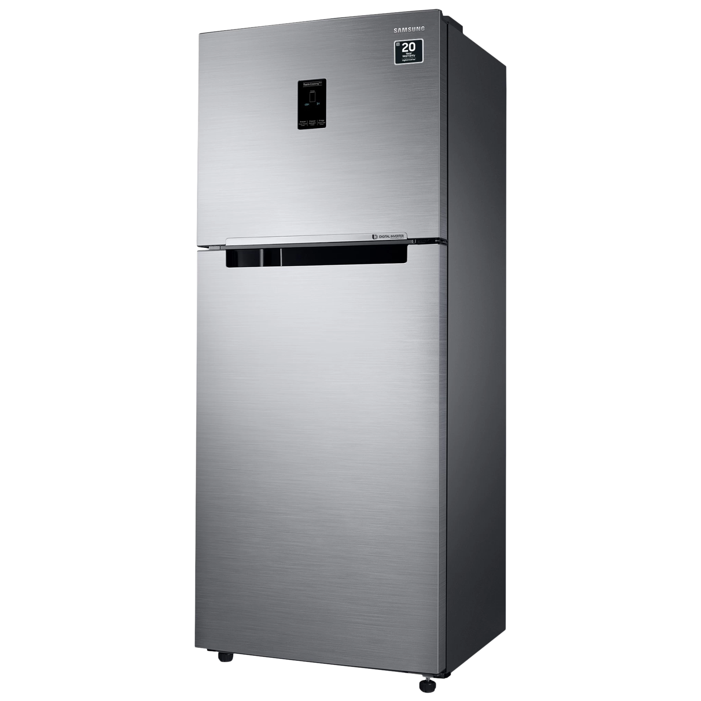 SAMSUNG 363 Litres 2 Star Frost Free Double Door Convertible Refrigerator with Stabilizer Free Operation (RT39C5532S8/HL, Elegant Inox)_4