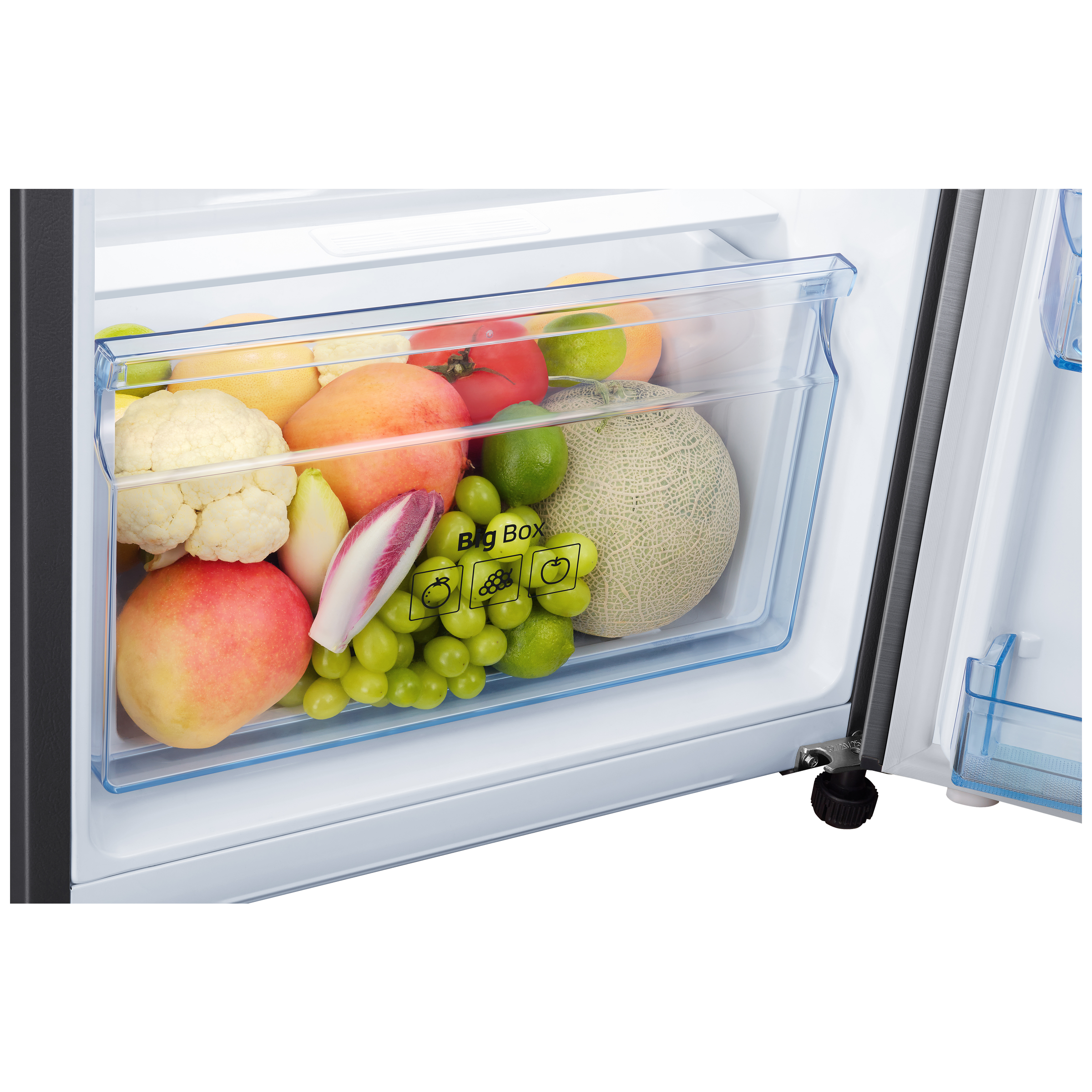 SAMSUNG 224 Litres 2 Star Frost Free Double Door Refrigerator with Curd Maestro (RT28C3522S8/HL, Elegant Inox)_9