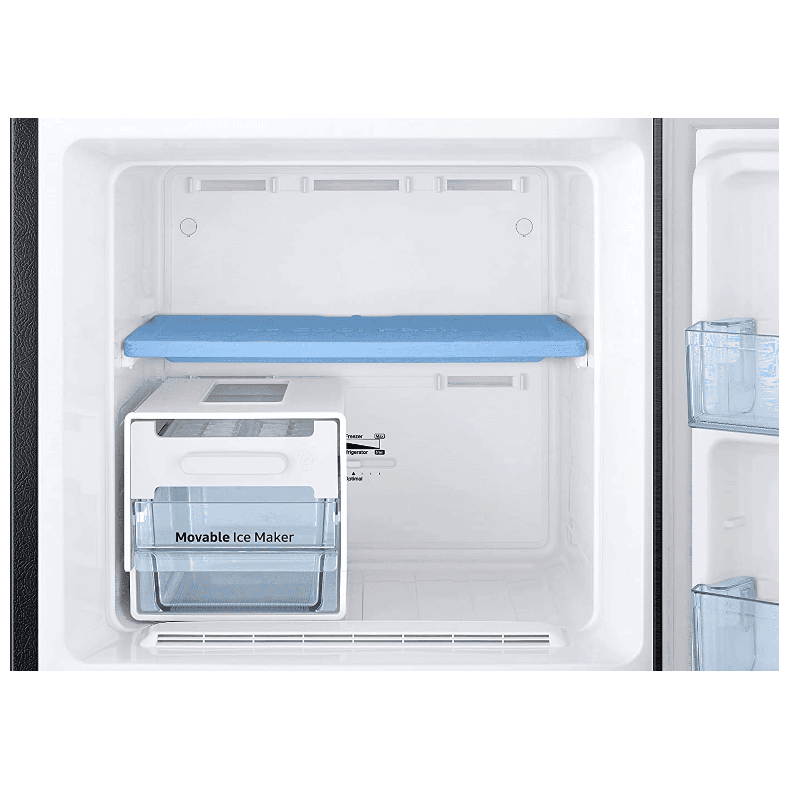 SAMSUNG 236 Litres 2 Star Frost Free Double Door Refrigerator with Antibacterial Gasket (RT28C3452BX/HL, Luxe Black)_7