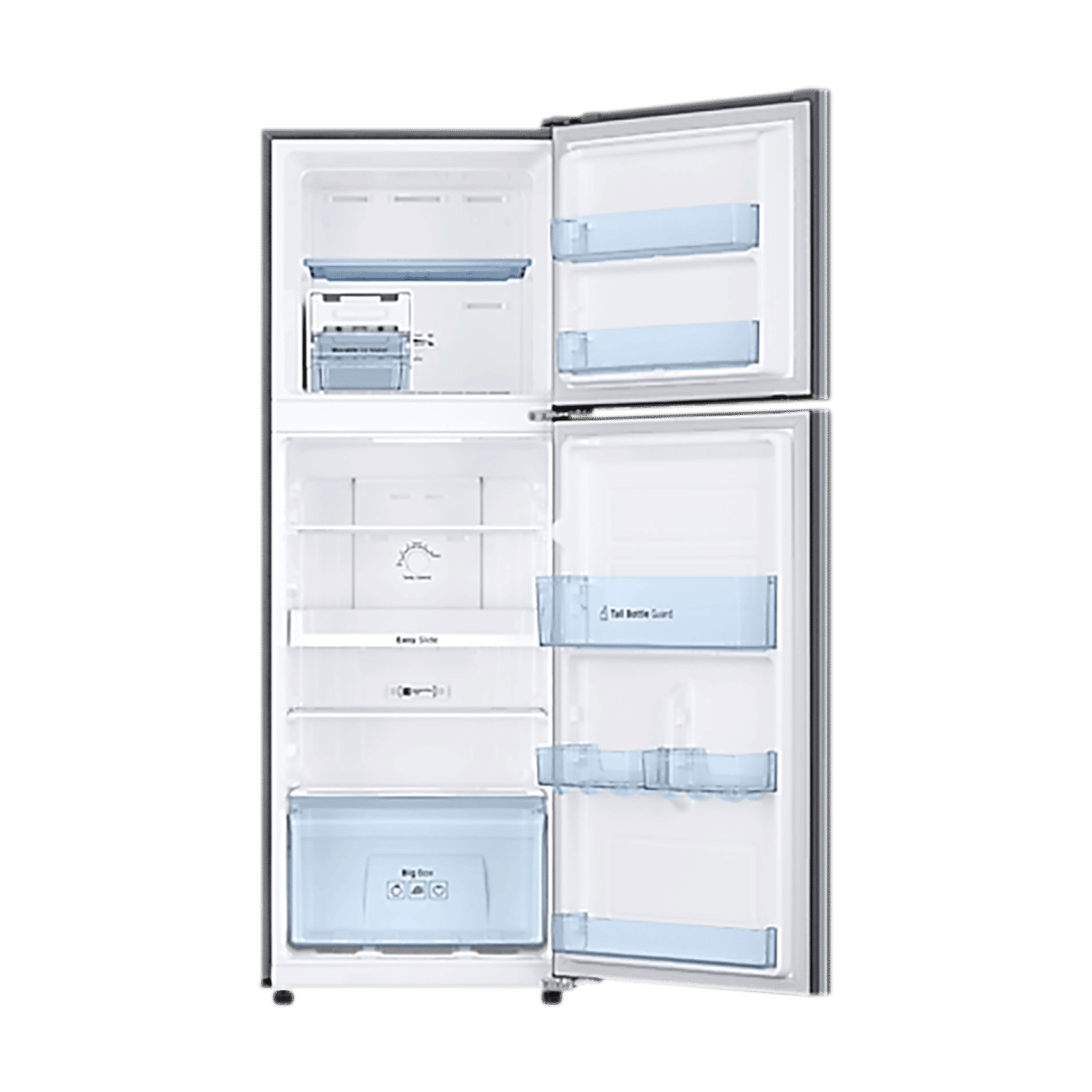 SAMSUNG 236 Litres 2 Star Frost Free Double Door Refrigerator with Power Cut Resistant (RT28C3032GS/HL, Gray Silver)_5