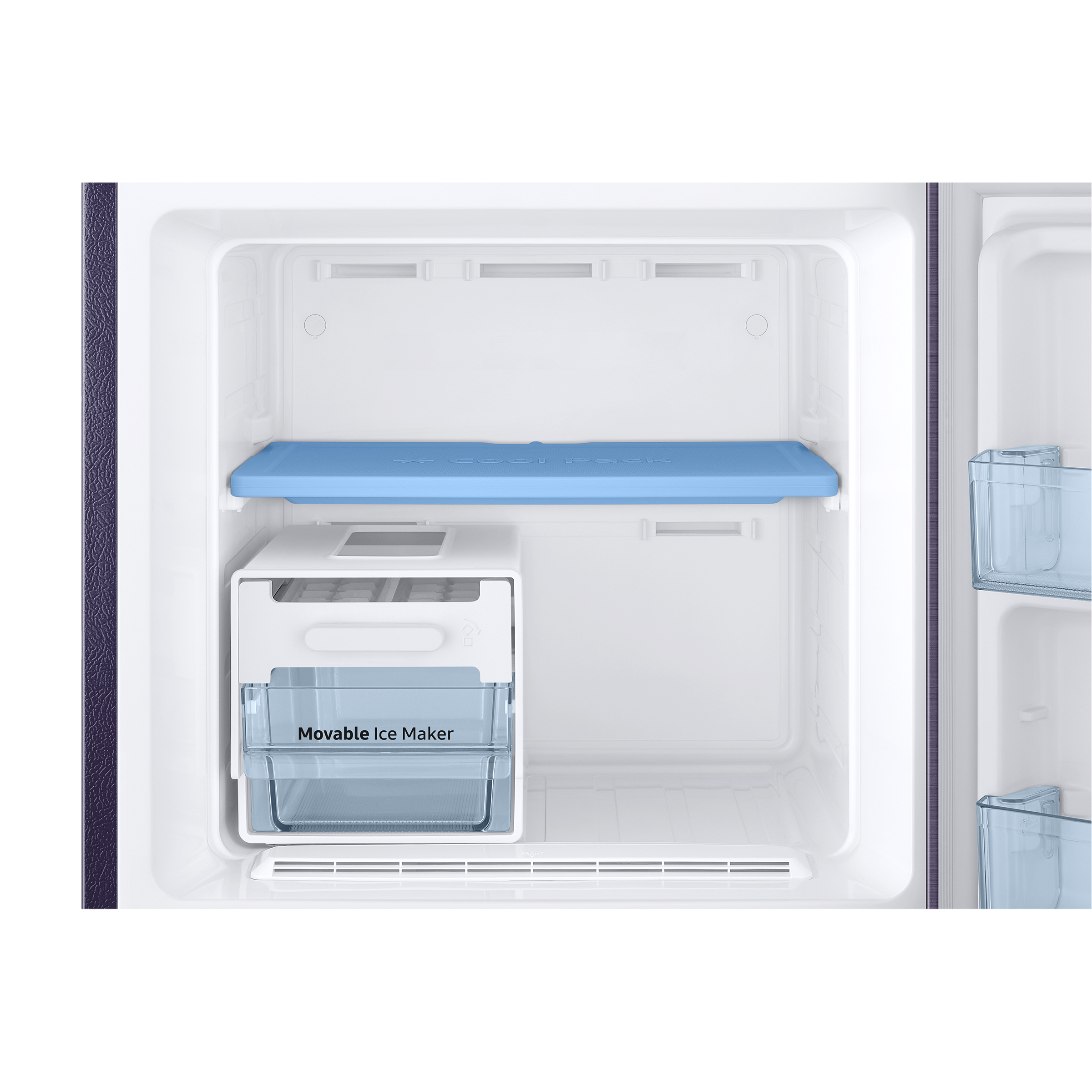 SAMSUNG 236 Litres 2 Star Frost Free Double Door Refrigerator with Toughened Glass Shelves (RT28C3452UT/HL, Pebble Blue) SAMSUNG 236 Litres 2 Star Frost Free Double Door Refrigerator with Toughened Glass Shelves (RT28C3452UT/HL, Pebble Blue)_8