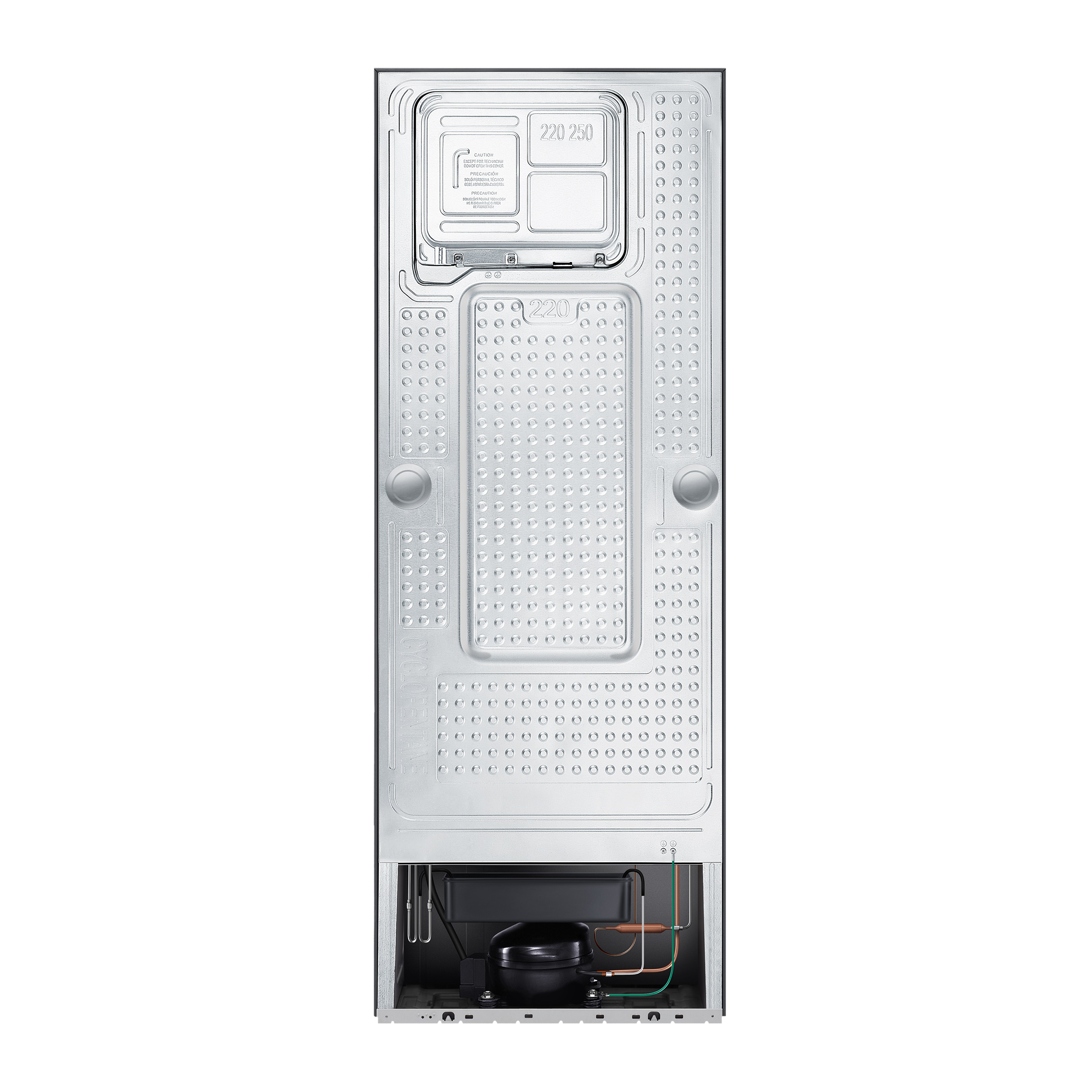 SAMSUNG 236 Litres 2 Star Frost Free Double Door Convertible Refrigerator with Toughened Glass Shelves (RT28C3742S8/HL, Elegant Inox)_6