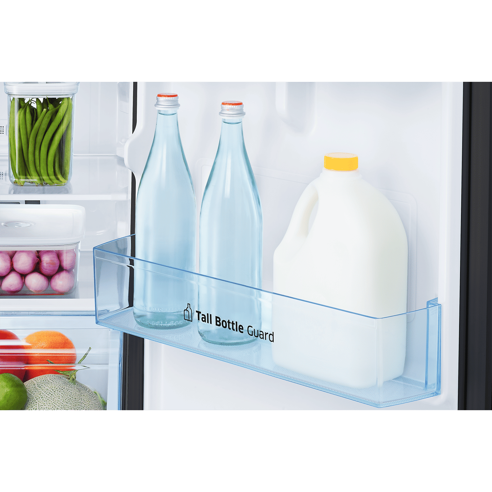 SAMSUNG 291 Litres 2 Star Frost Free Double Door Convertible Refrigerator with Curd Maestro (RT34C4622BX/HL, Luxe black)_12