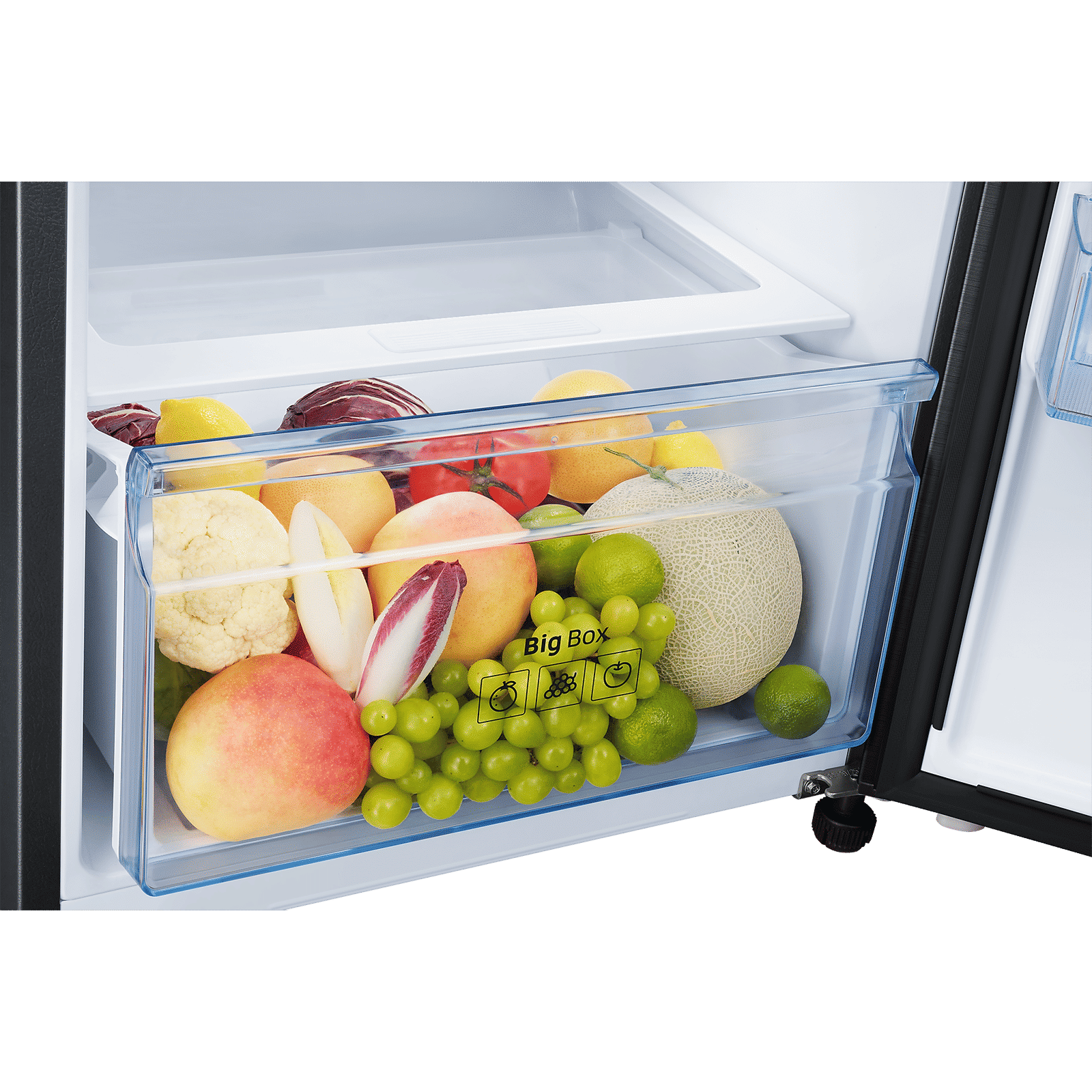 SAMSUNG 291 Litres 2 Star Frost Free Double Door Convertible Refrigerator with Curd Maestro (RT34C4622BX/HL, Luxe black)_7
