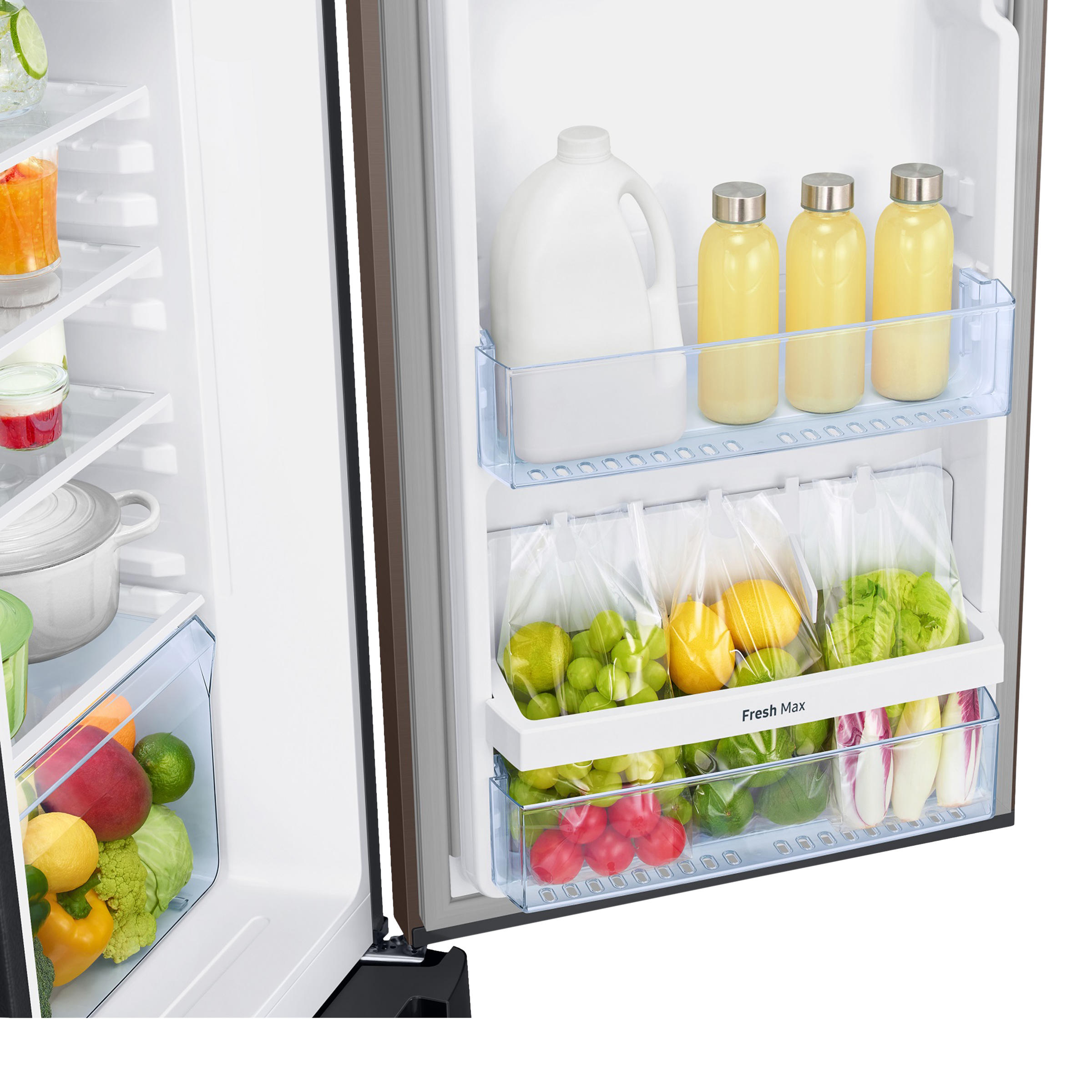 SAMSUNG 215 Litres 5 Star Direct Cool Single Door Refrigerator with Digi-Touch Cool (RR23C2F35DX/HL, Luxe Brown)_12