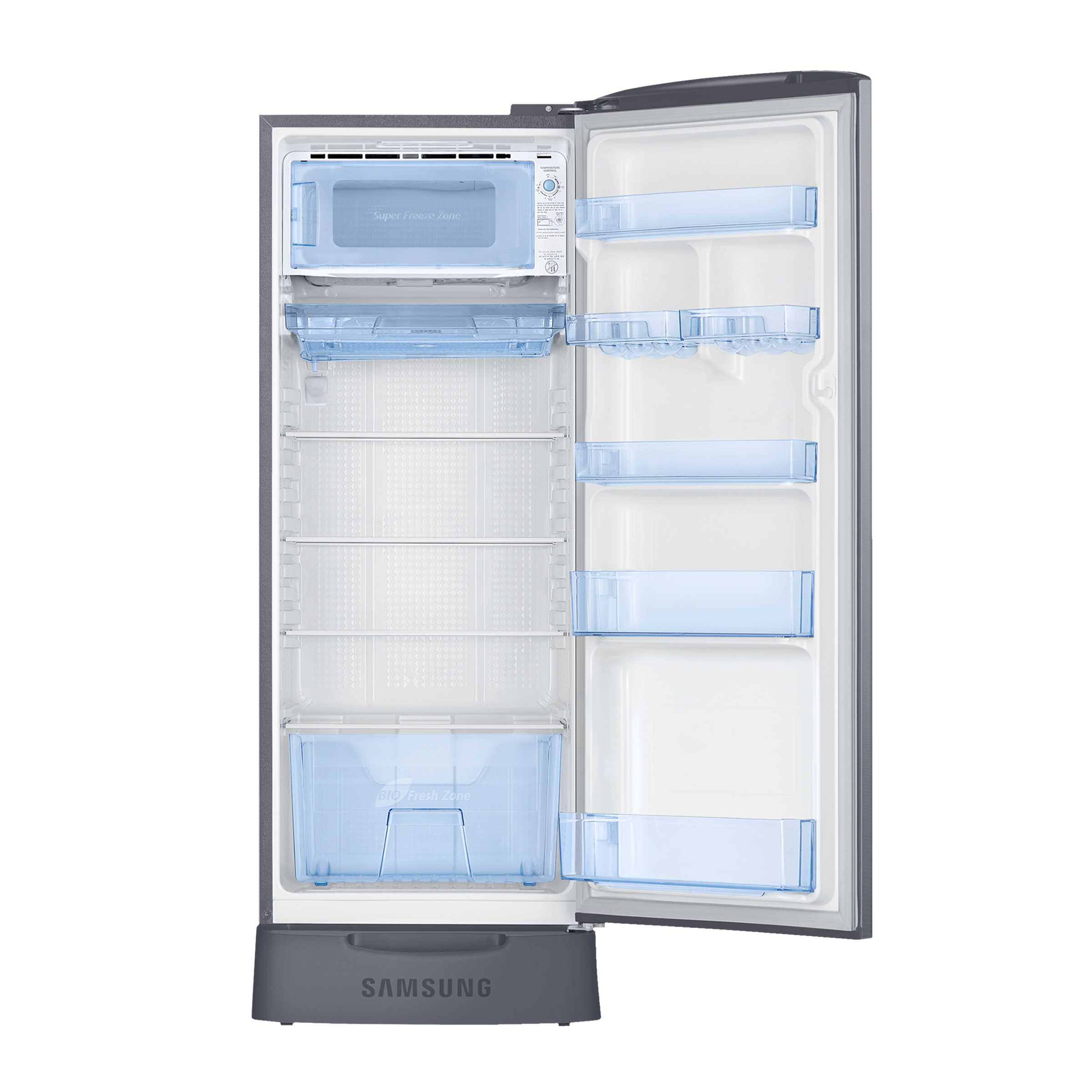 SAMSUNG 223 Litres 3 Star Direct Cool Single Door Refrigerator with Base Drawer (RR24C2823S8/NL, Elegant Inox) SAMSUNG 223 Litres 3 Star Direct Cool Single Door Refrigerator with Base Drawer (RR24C2823S8/NL, Elegant Inox)_5