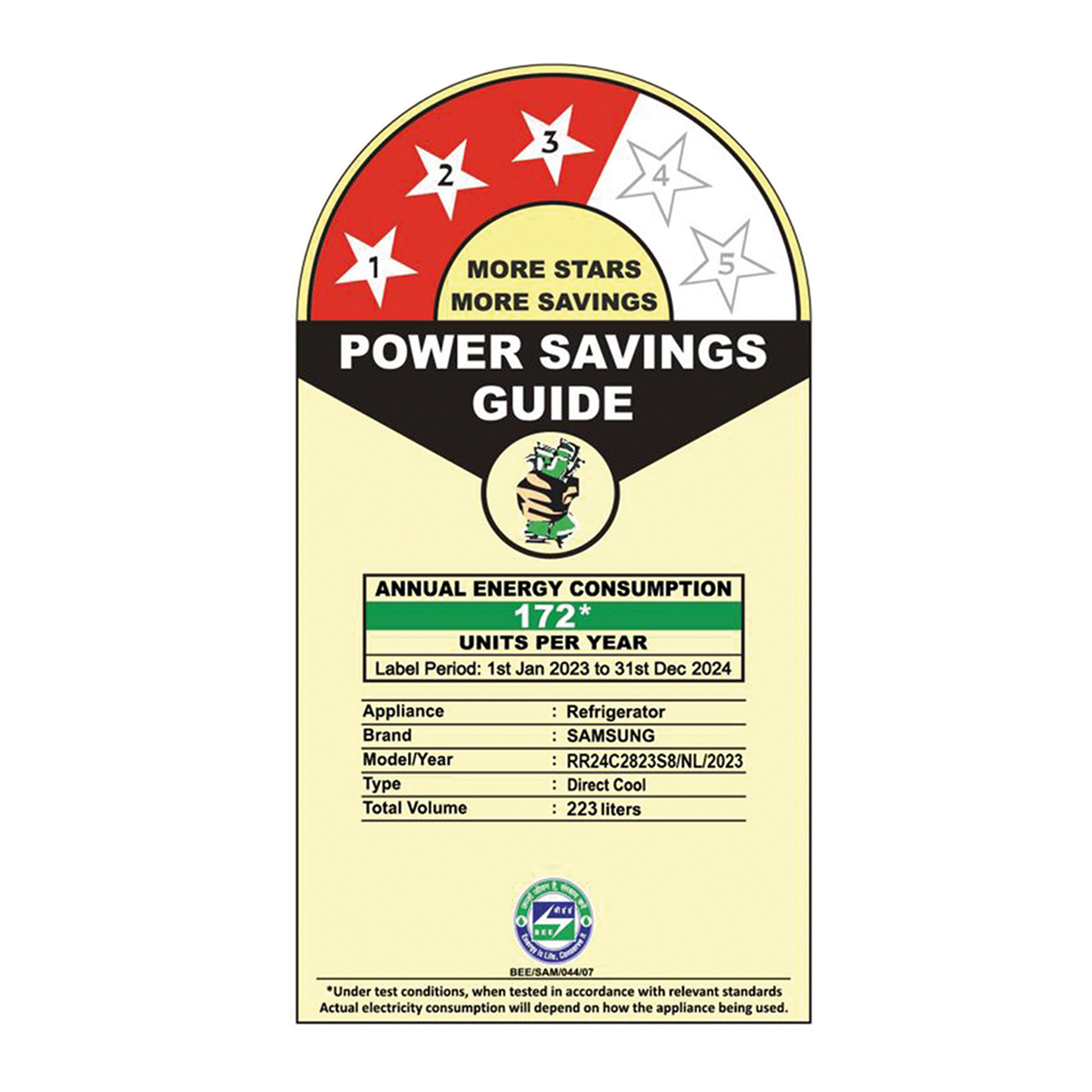 SAMSUNG 223 Litres 3 Star Direct Cool Single Door Refrigerator with Base Drawer (RR24C2823S8/NL, Elegant Inox) SAMSUNG 223 Litres 3 Star Direct Cool Single Door Refrigerator with Base Drawer (RR24C2823S8/NL, Elegant Inox)_7