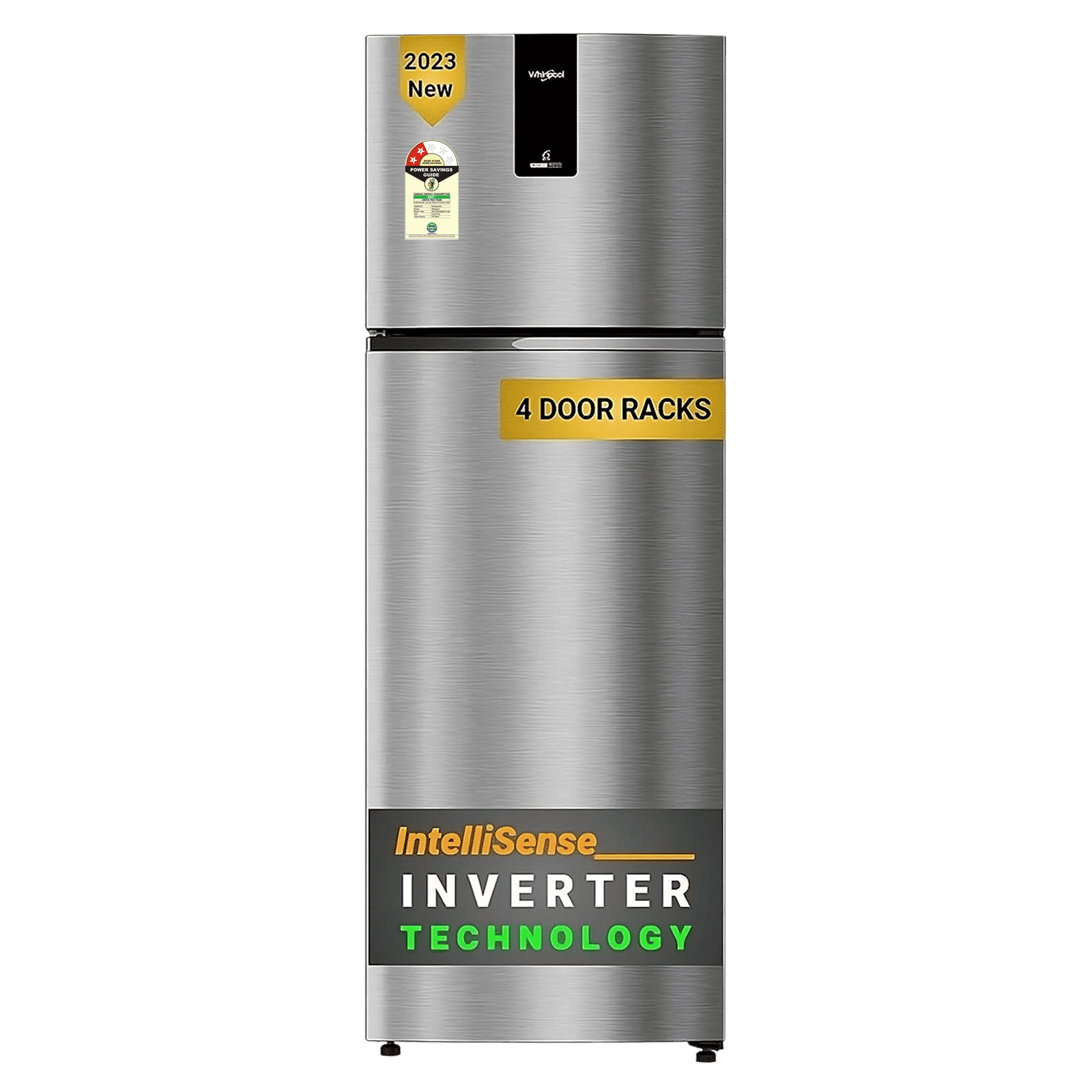 Whirlpool Intellifresh DF278 231 Litres 2 Star Frost Free Double Door Refrigerator with 6th Sense Technology (Grey)_1