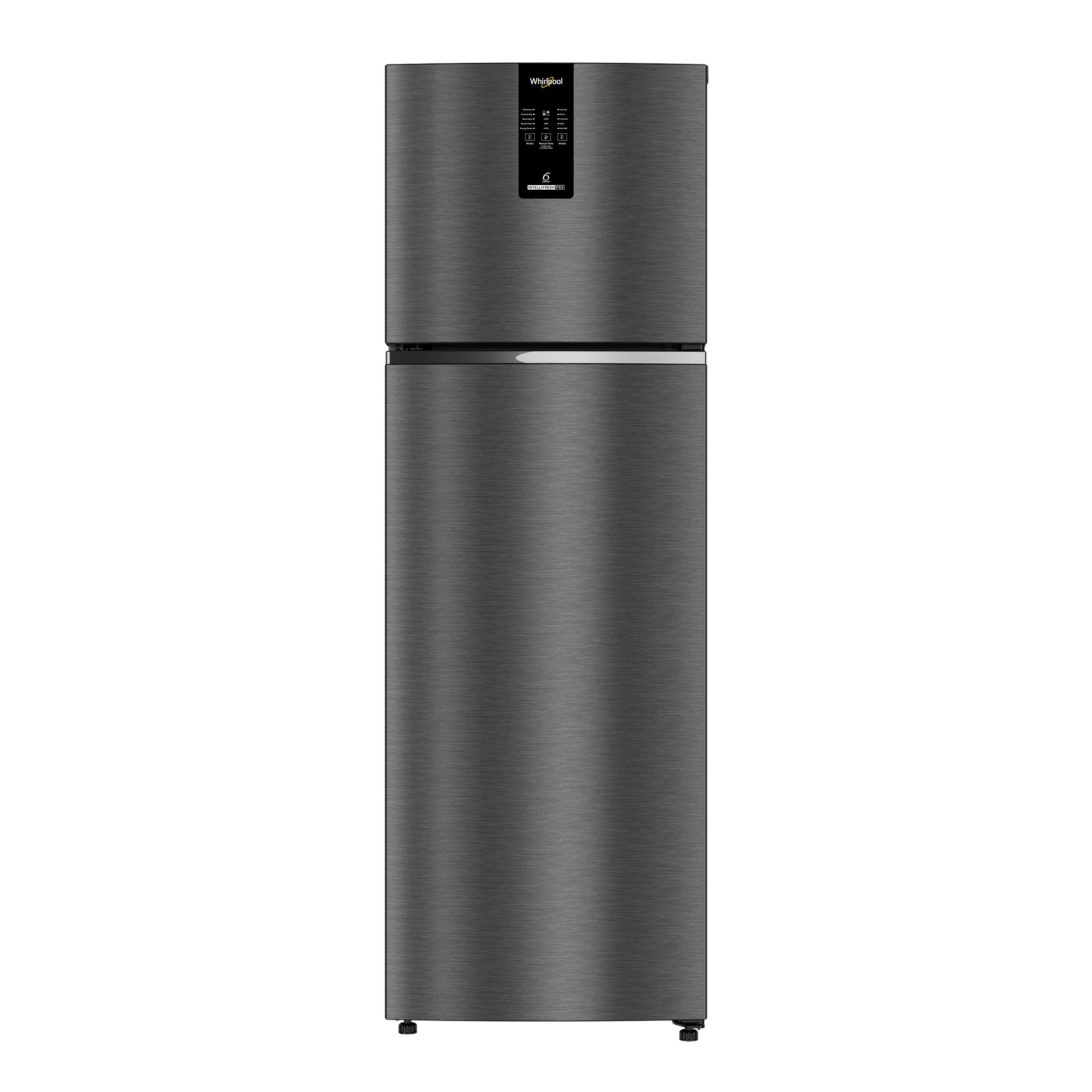 Whirlpool Intellifresh Pro 278 231 Litres 3 Star Frost Free Double Door Convertible Refrigerator with 6th Sense Technology (Black)_1