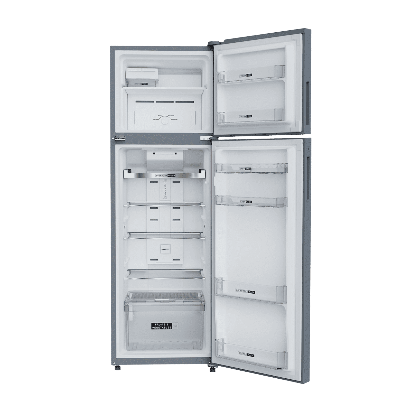 Whirlpool Intellifresh 259 Litres 2 Star Frost Free Double Door Refrigerator with 6th Sense Technology (Mirror Glass)_4