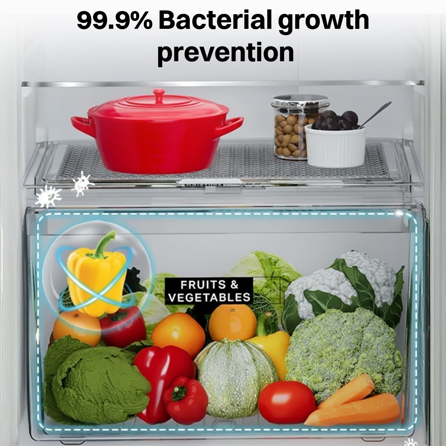 Whirlpool Intellifresh Pro 259 Litres 2 Star Frost Free Double Door Convertible Refrigerator with 6th Sense Technology (Grey)_14