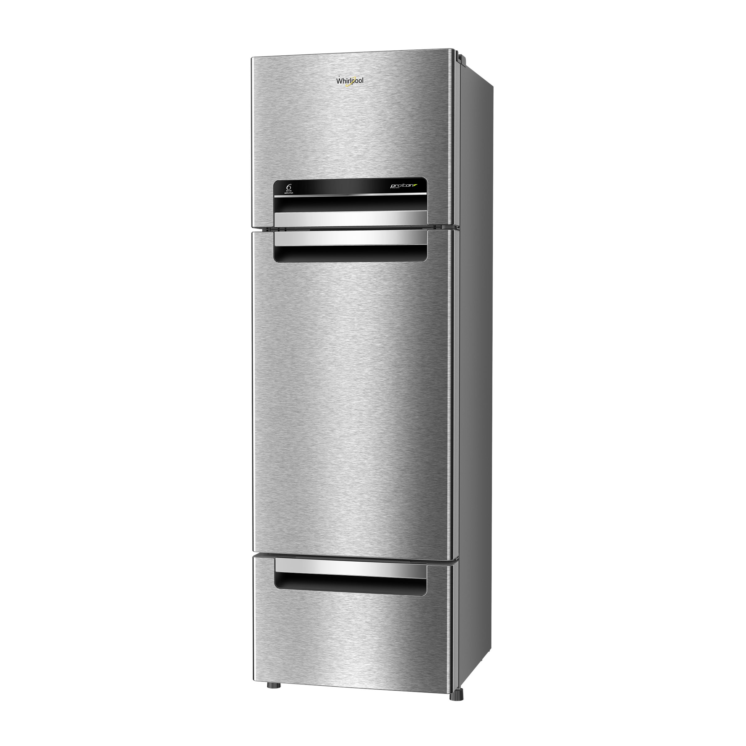 Whirlpool Protton 330 Litres Frost Free Double Door Refrigerator with 6th Sense Technology (Grey)_4