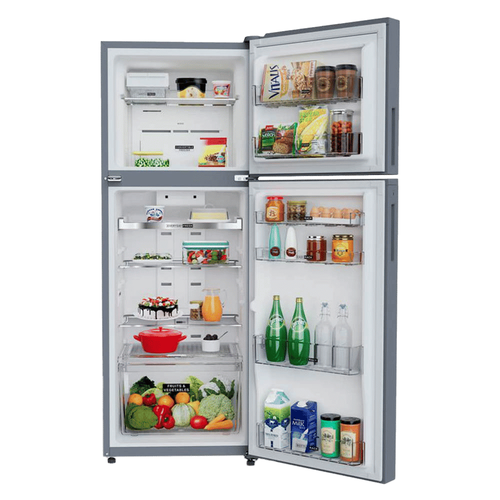 Whirlpool Intellifresh Pro 308 Litres 2 Star Frost Free Double Door Convertible Refrigerator with 6th Sense Technology (Grey)_5