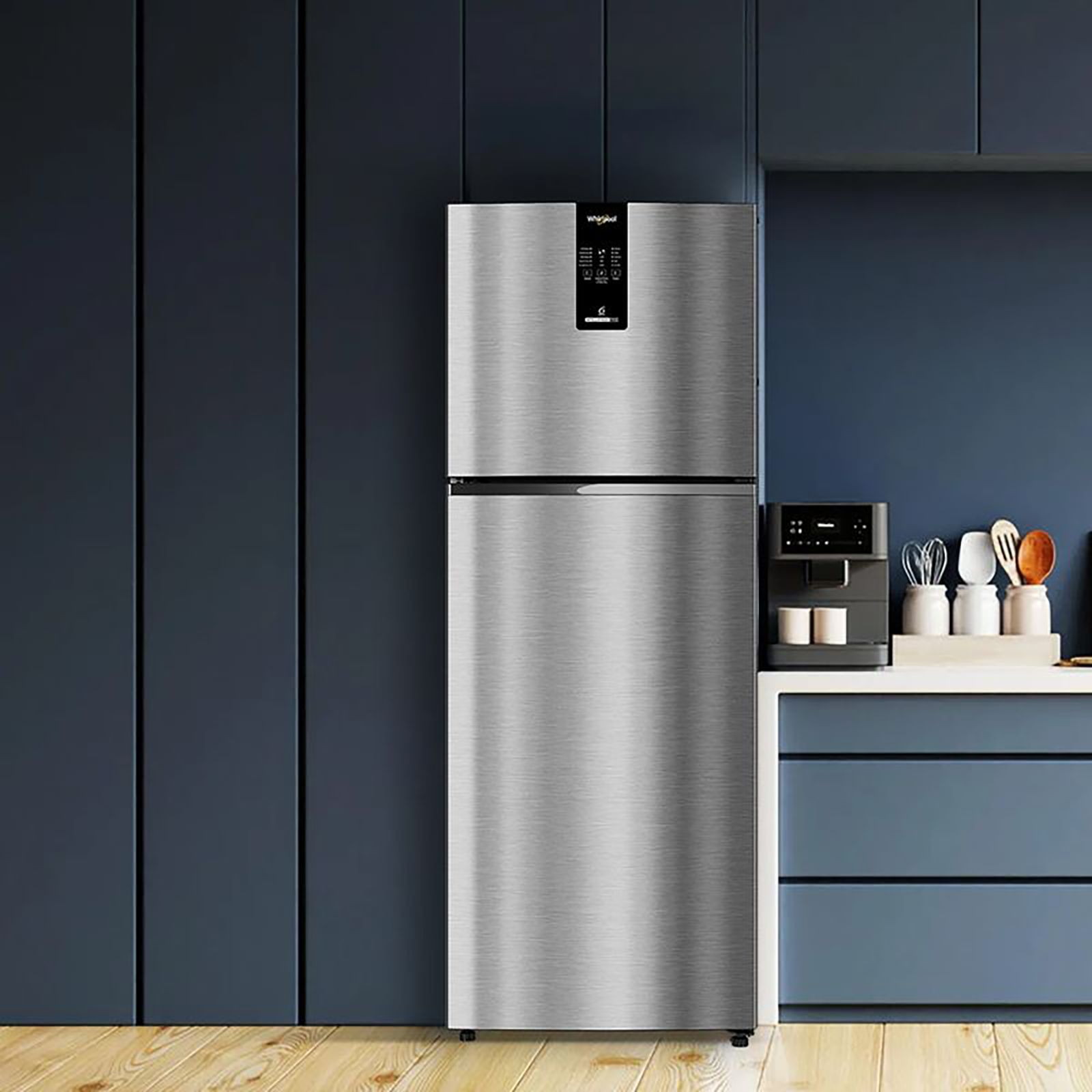 Whirlpool Intellifresh Pro 355 308 Litres 3 Star Frost Free Double Door Convertible Refrigerator with 6th Sense Technology (Grey)_7