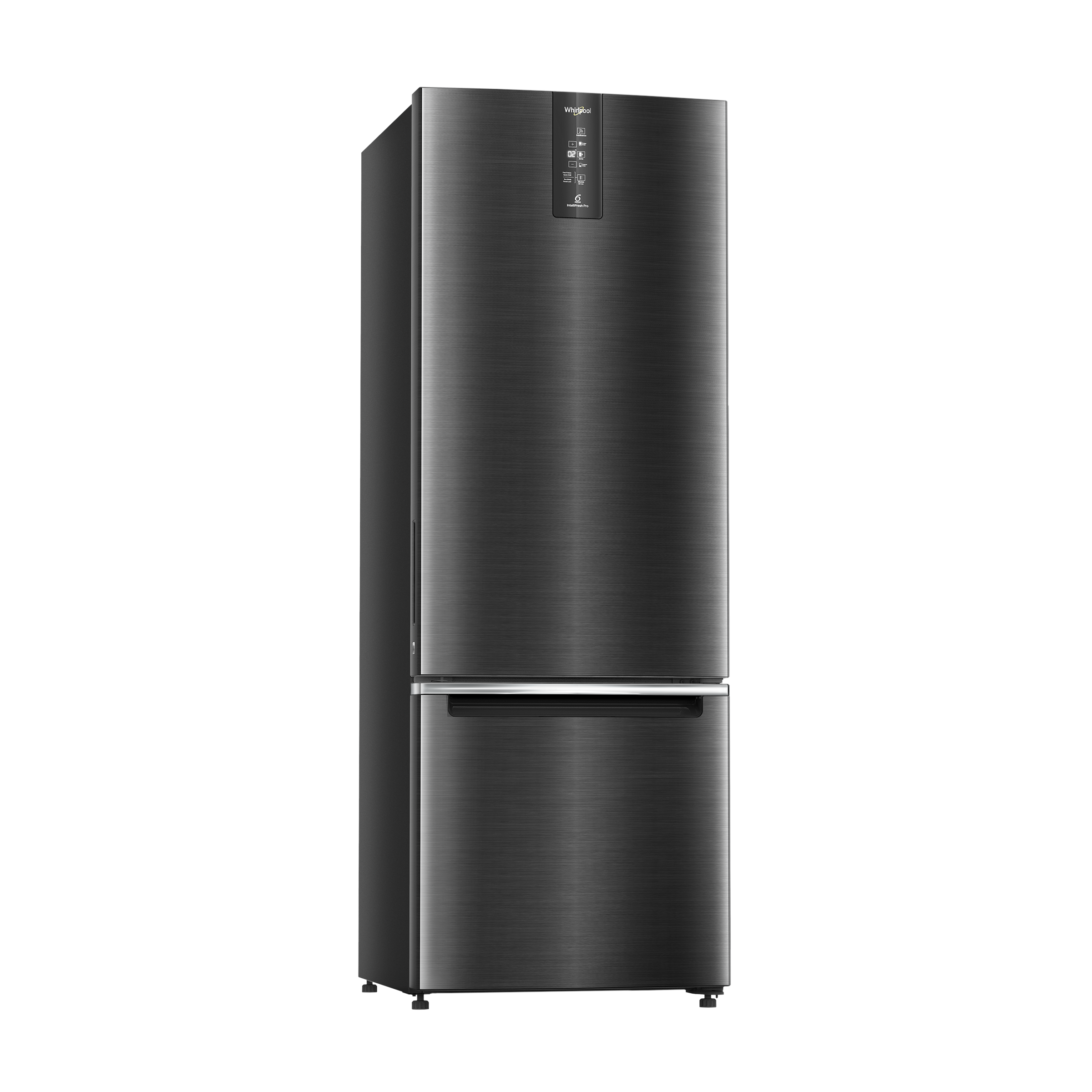 Whirlpool Intellifresh Pro 370 312 Litres 3 Star Frost Free Double Door Bottom Mount Convertible Refrigerator with 6th Sense Technology (Steel Onyx)_10