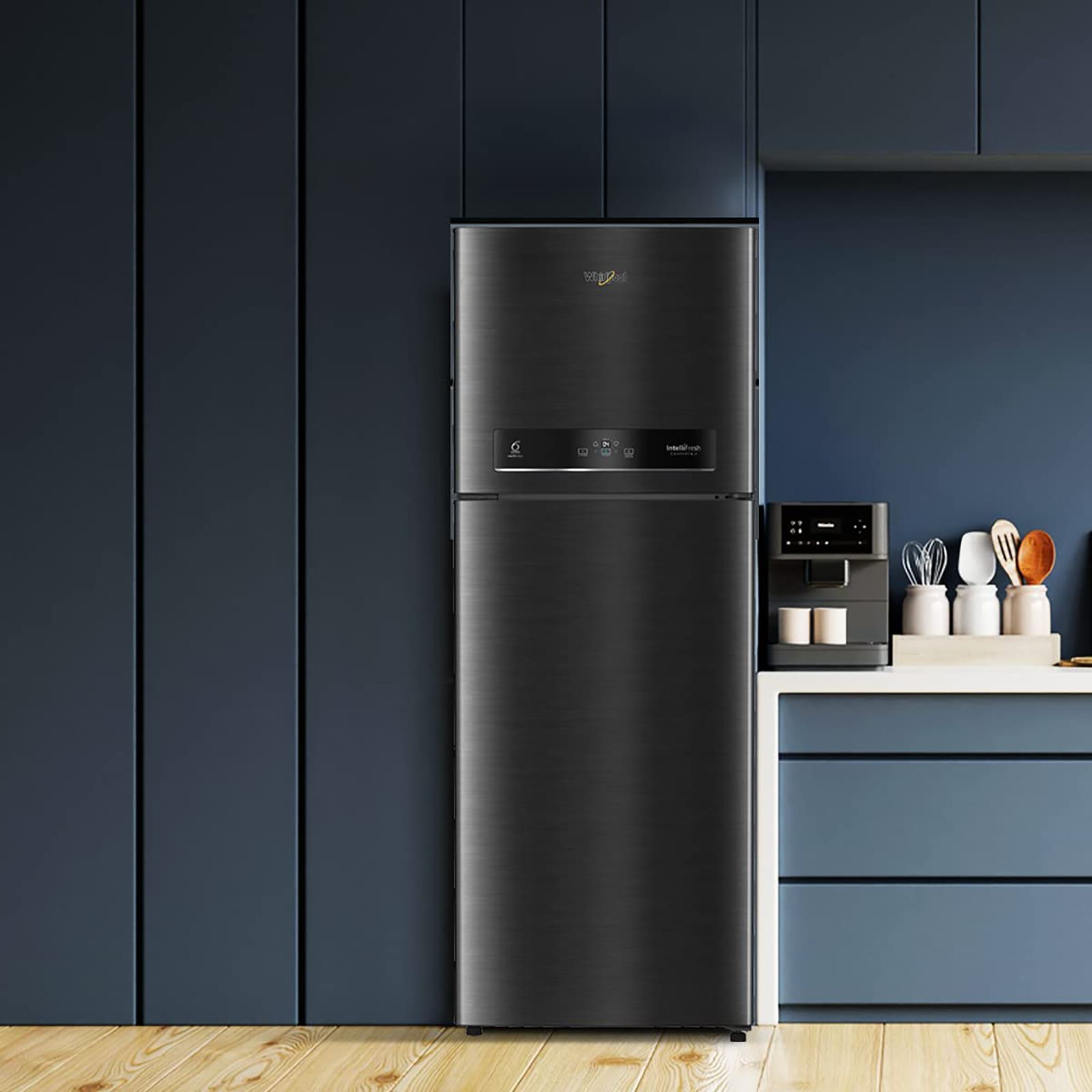 Whirlpool Intellifresh 515 467 Litres 2 Star Frost Free Double Door Convertible Refrigerator with 6th Sense Technology (Black) Whirlpool Intellifresh 515 467 Litres 2 Star Frost Free Double Door Convertible Refrigerator with 6th Sense Technology (Black)_7