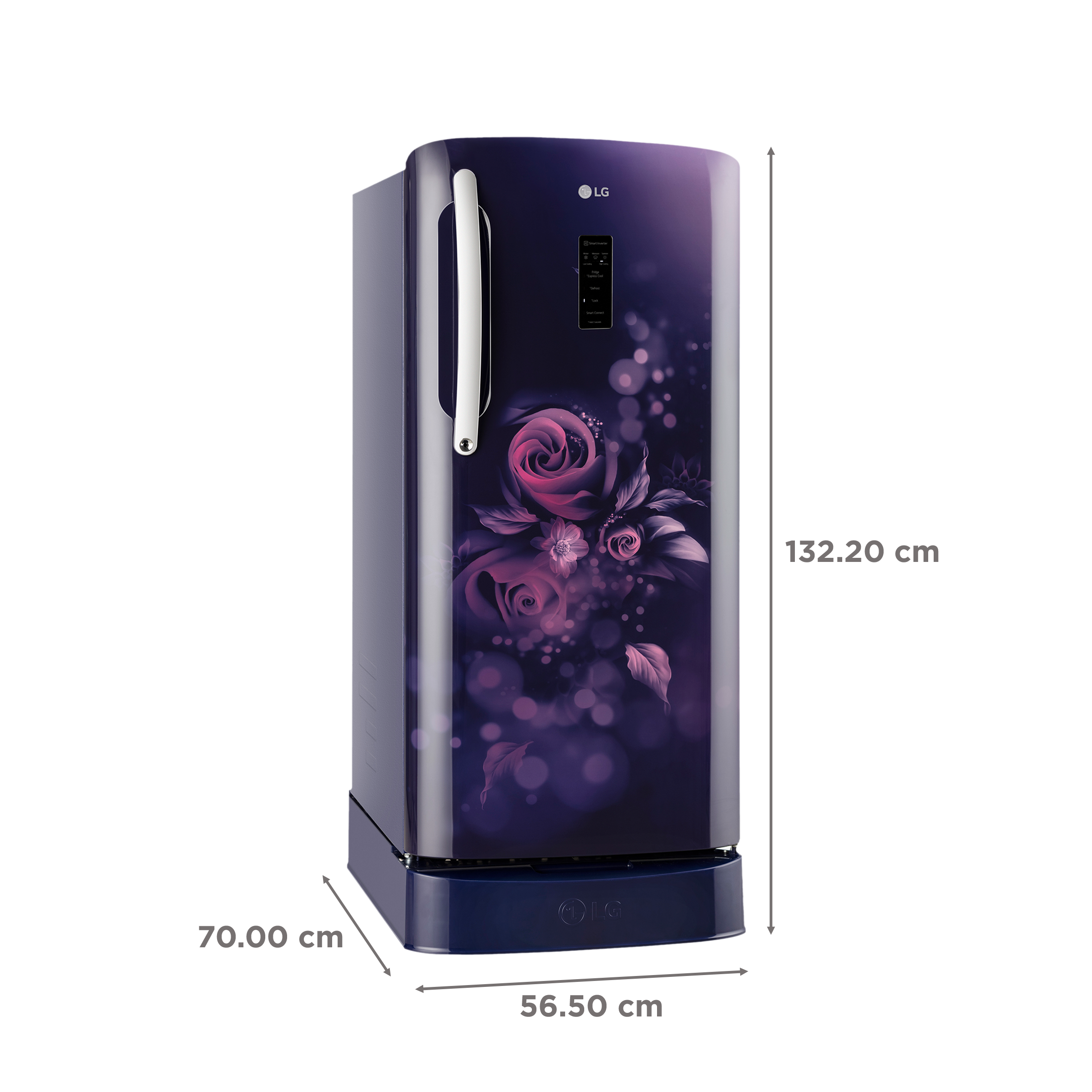 LG 201 Litres 5 Star Direct Cool Single Door Refrigerator with Smart Inverter (GL-D211CBEU.ABEZEB, Blue Euphoria) LG 201 Litres 5 Star Direct Cool Single Door Refrigerator with Smart Inverter (GL-D211CBEU.ABEZEB, Blue Euphoria)_3