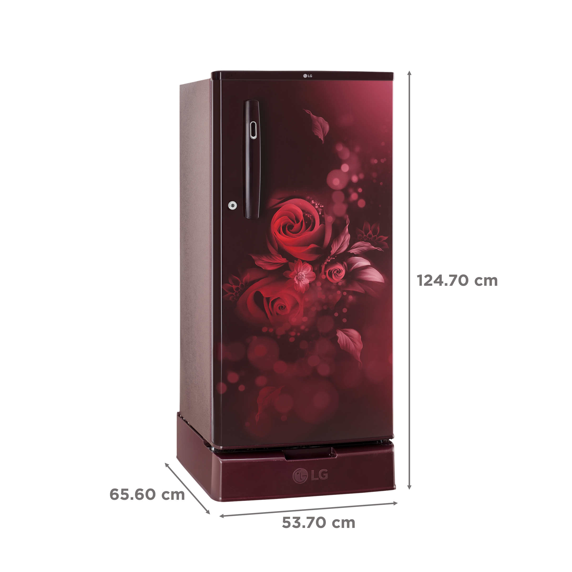 LG 185 Litres 3 Star Direct Cool Single Door Refrigerator with Stabilizer Free Operation (GL-D199OSED.ASEZEB, Scarlet Euphoria) LG 185 Litres 3 Star Direct Cool Single Door Refrigerator with Stabilizer Free Operation (GL-D199OSED.ASEZEB, Scarlet Euphoria)_3